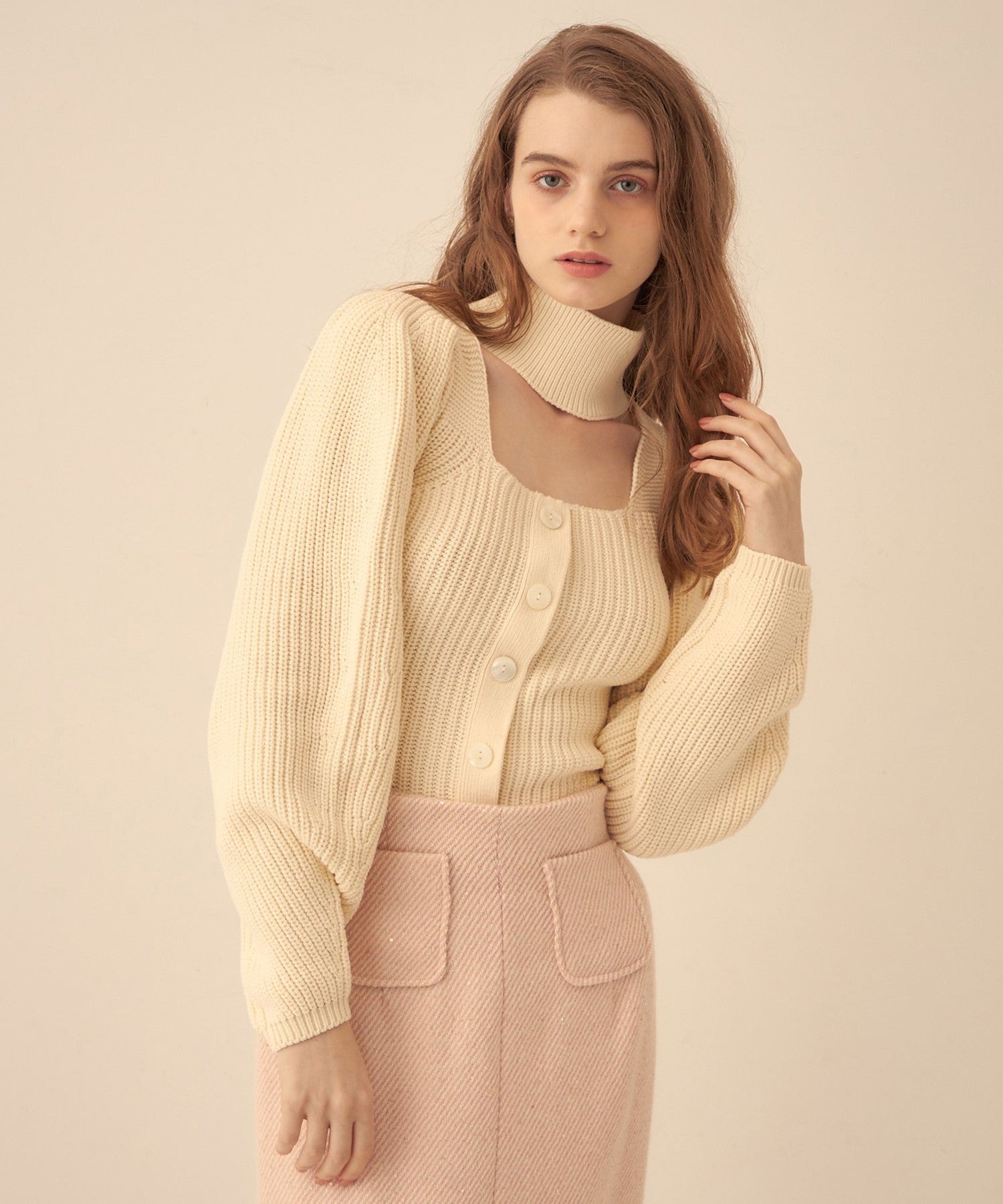 海龜鏤空緊身胸衣針織