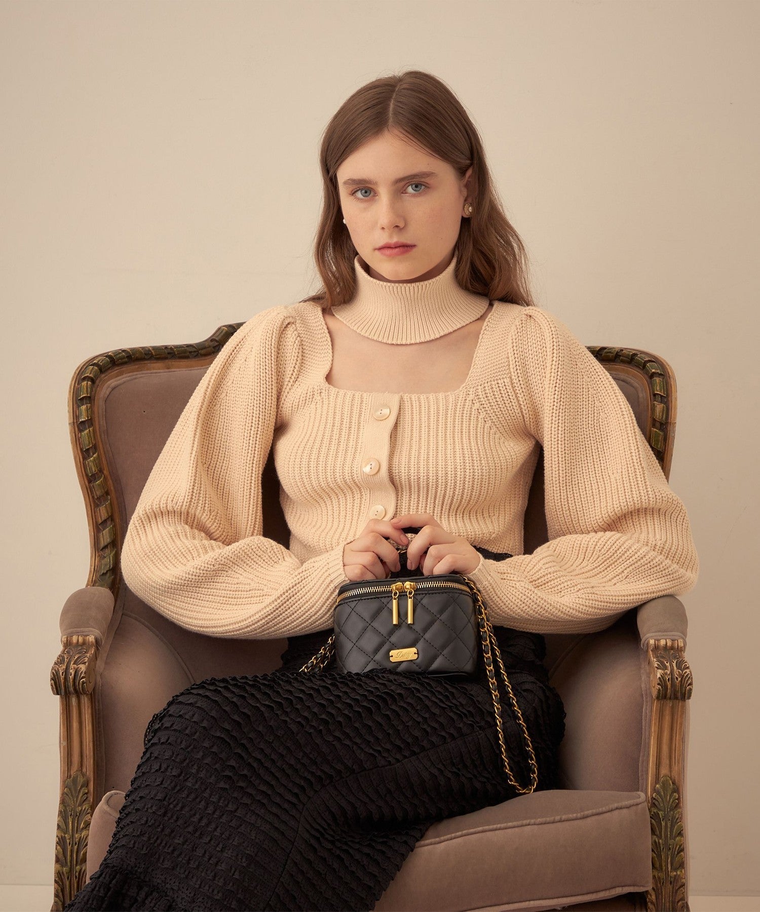 海龜鏤空緊身胸衣針織