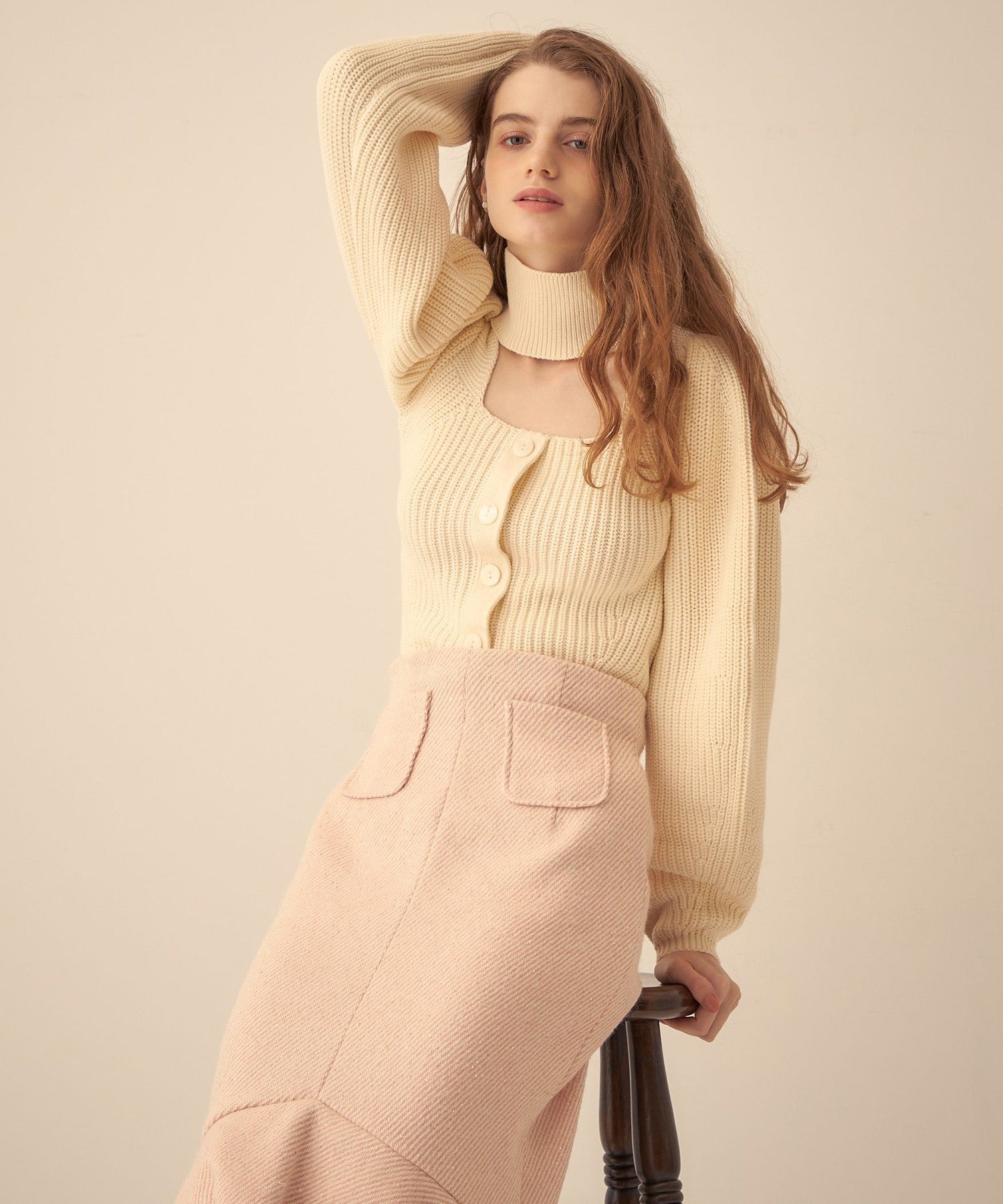 海龜鏤空緊身胸衣針織