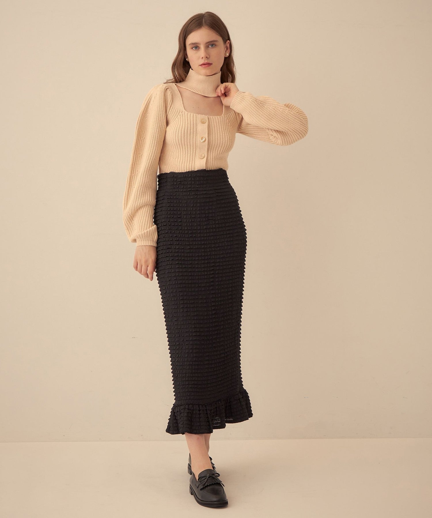 海龜鏤空緊身胸衣針織