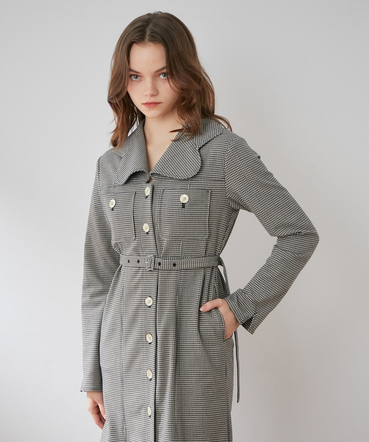 懷舊女士連身裙