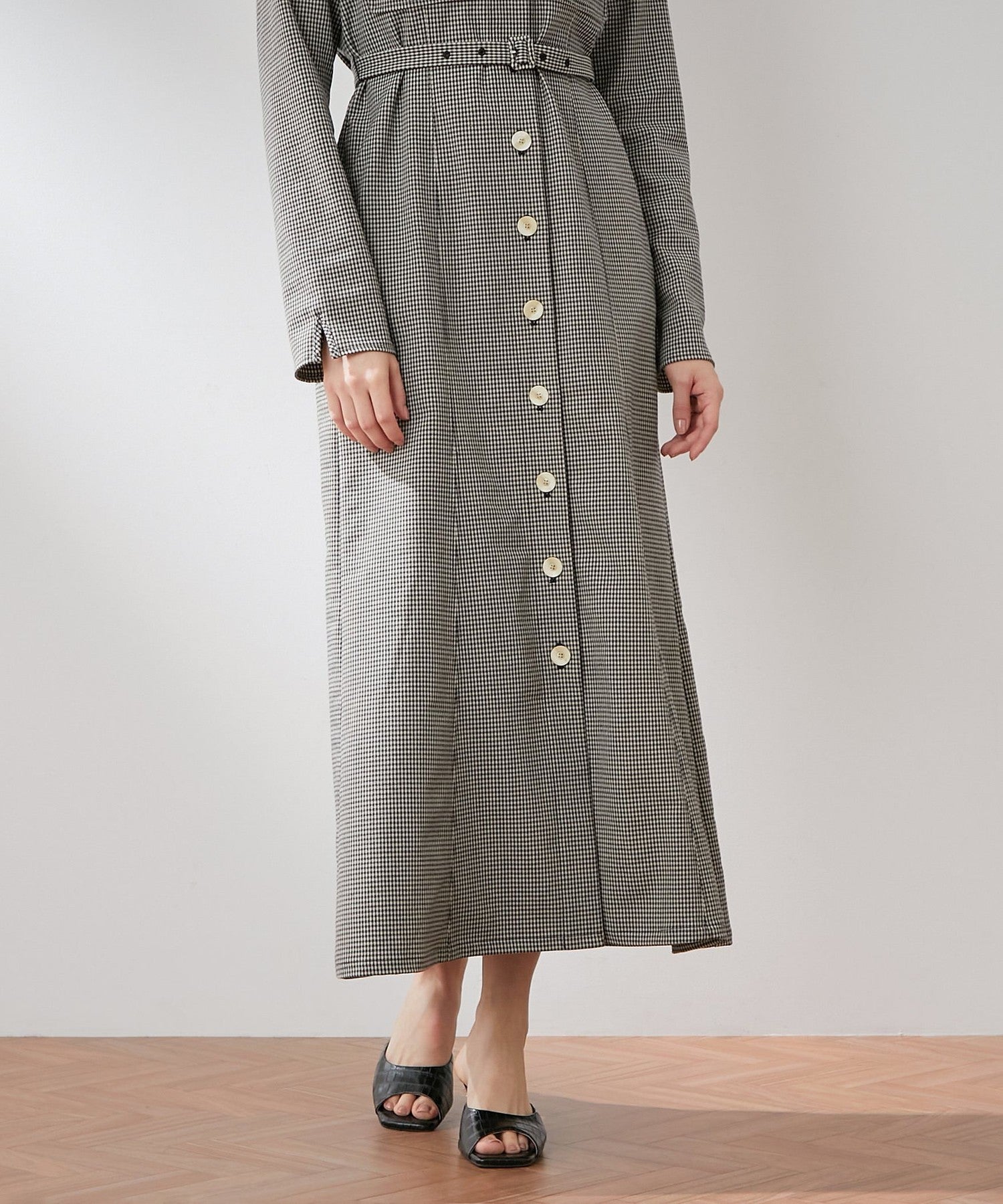 懷舊女士連身裙