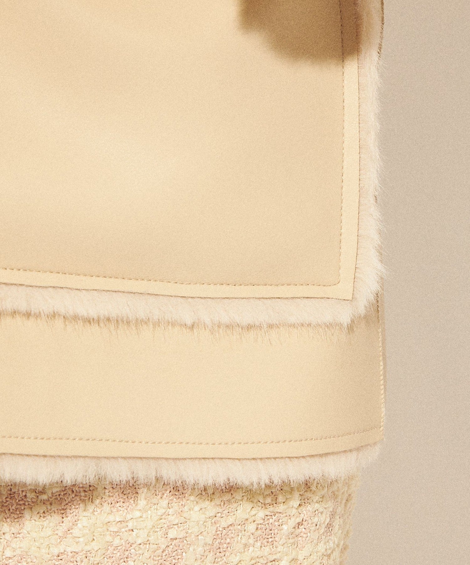 人造羊毛皮雙面大衣