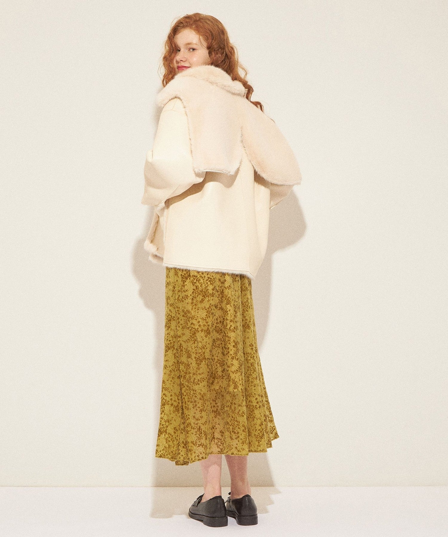 人造羊毛皮雙面大衣