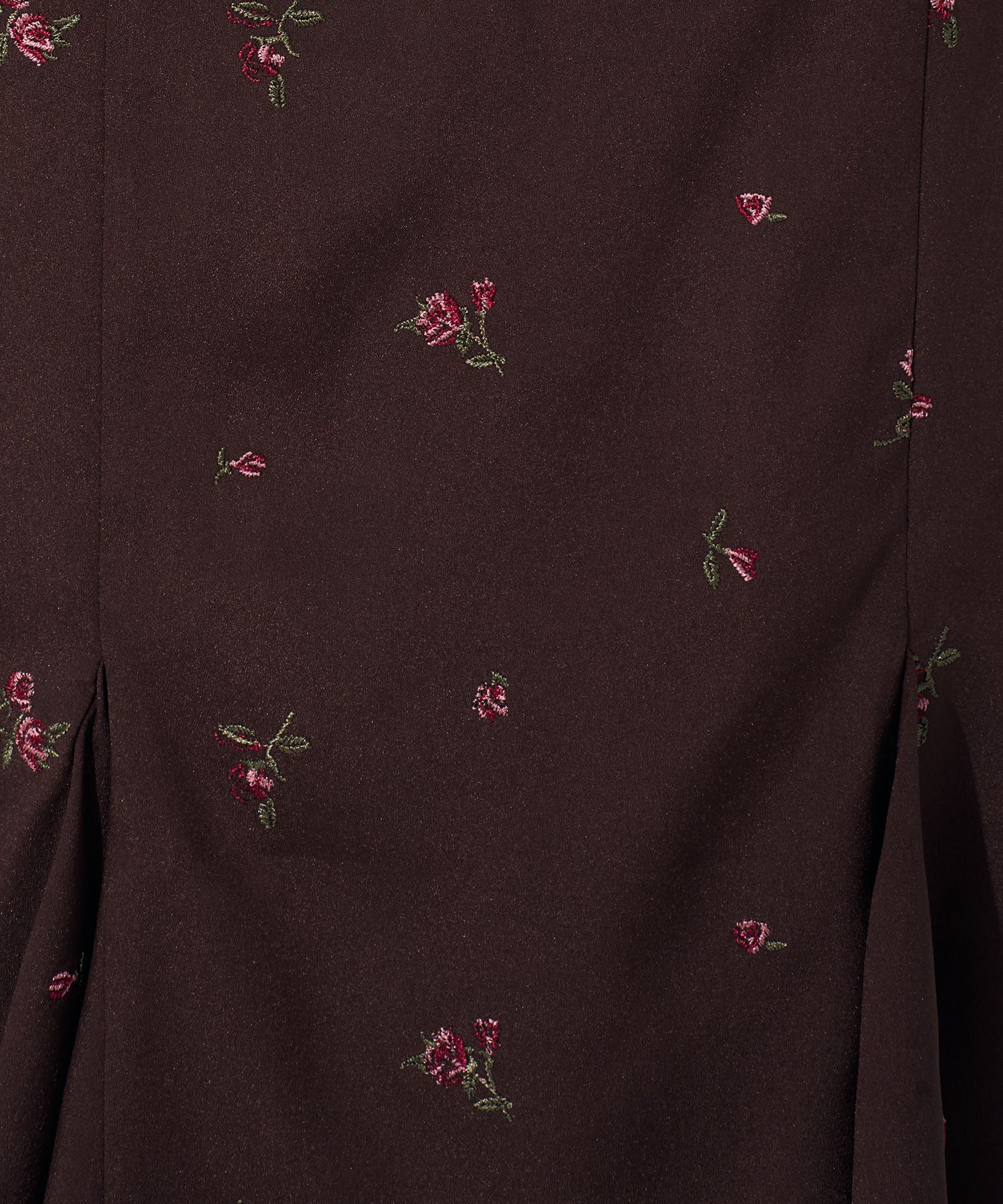 【予約】ローズ刺繍マーメイドスカート