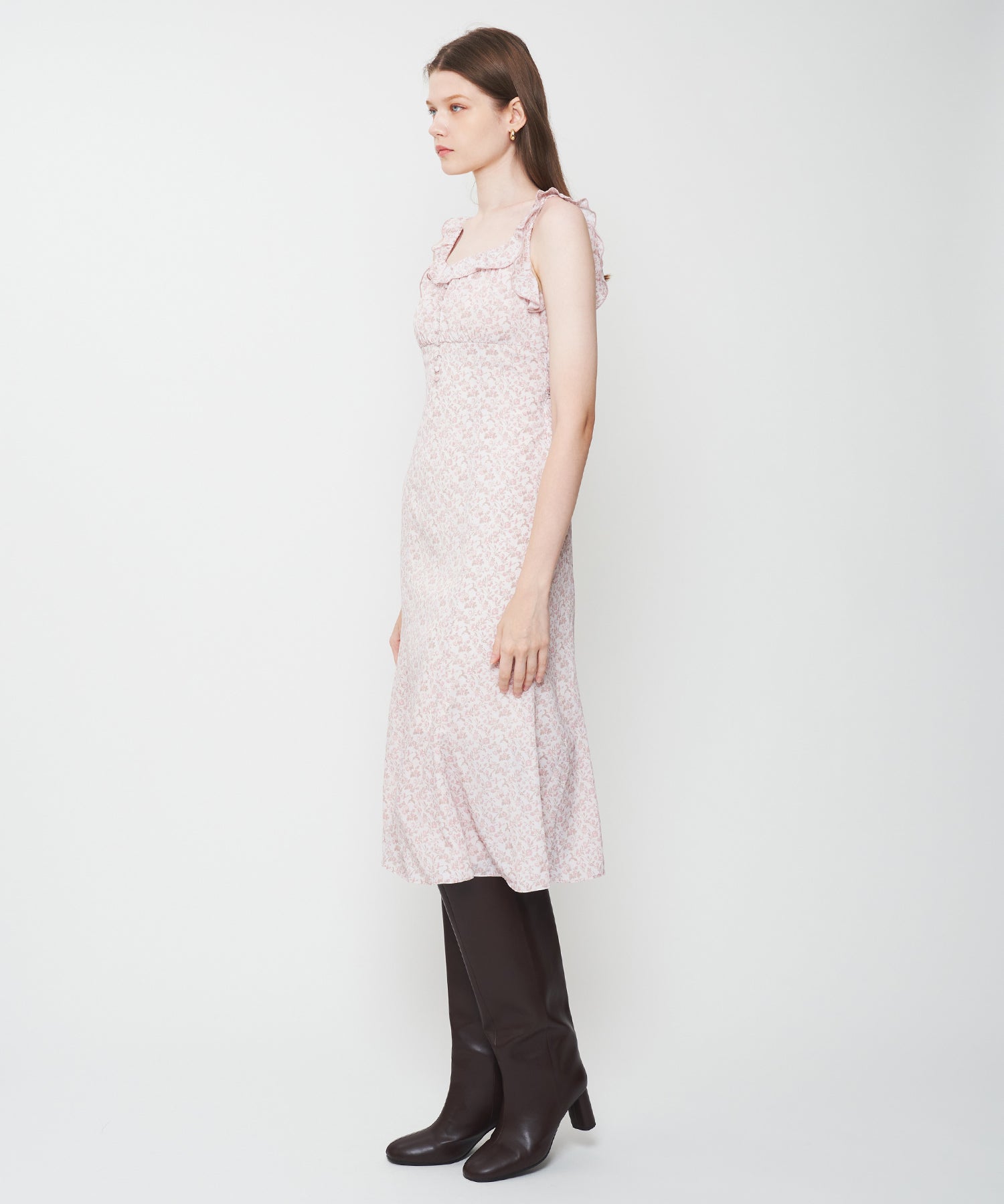 ヴィンテージローズフリルワンピース