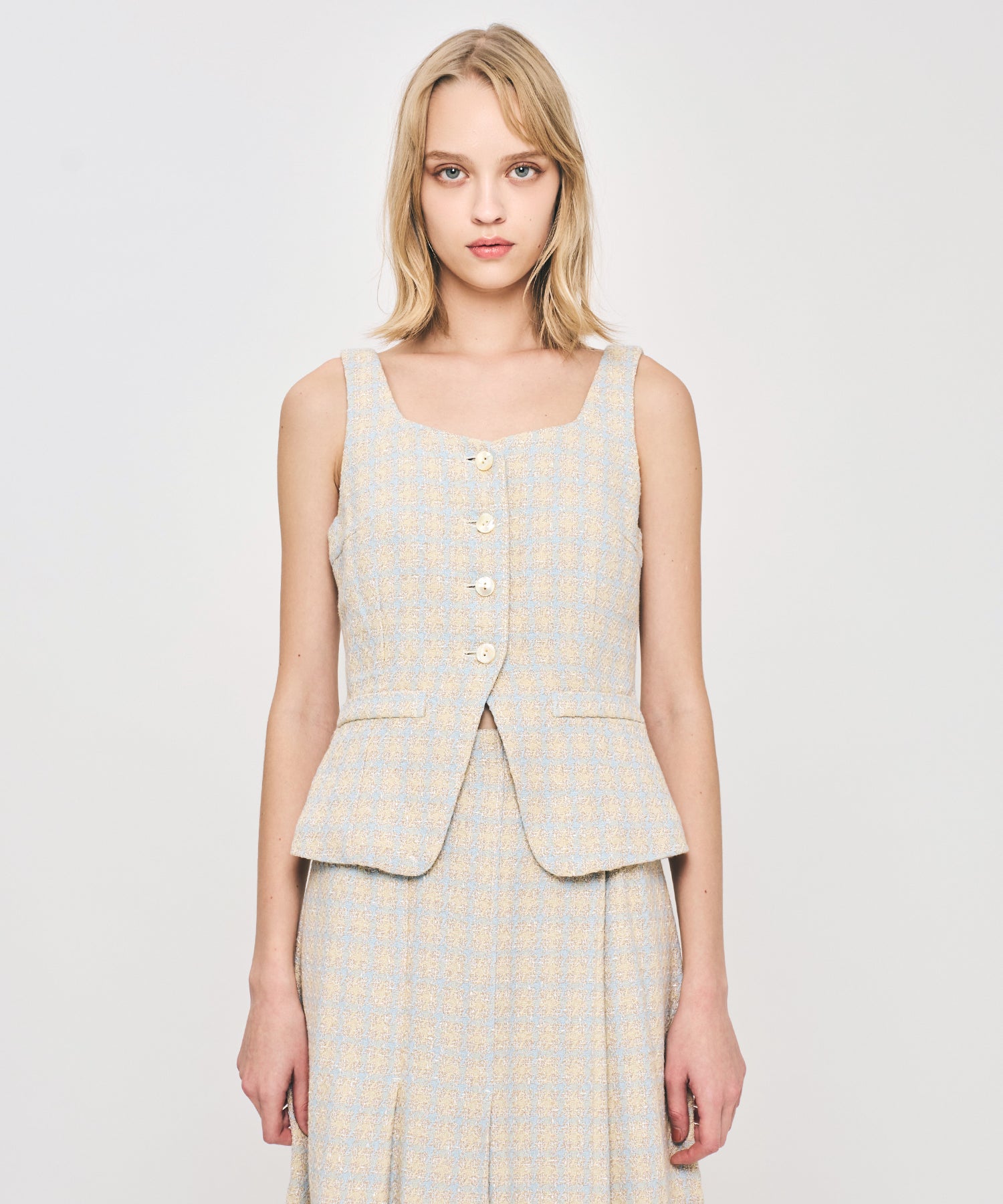 ドビーチェックジレ