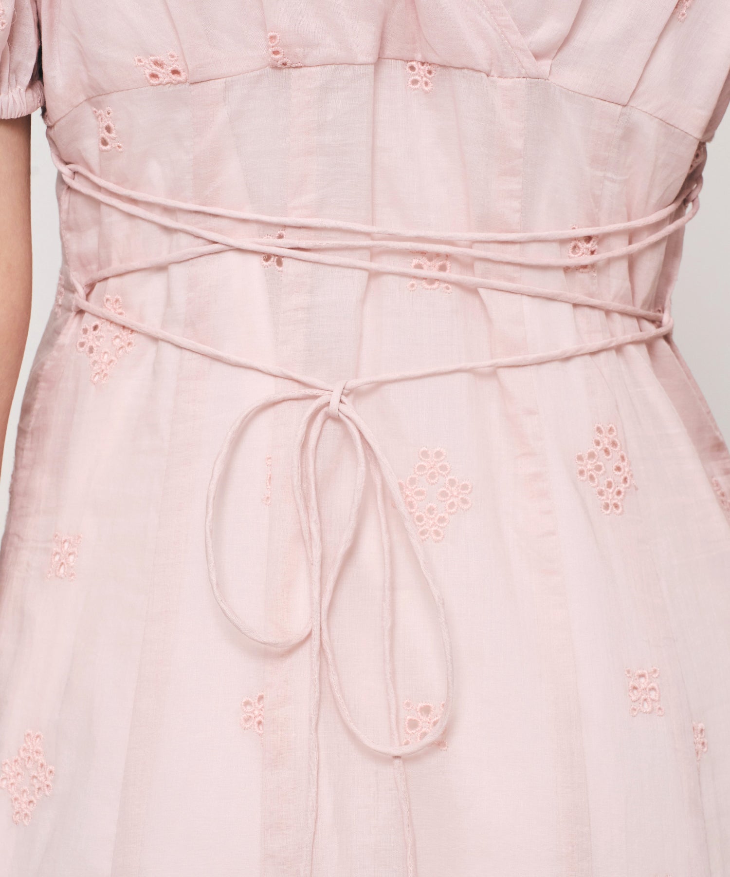 コットンボイルフラワーワンピース