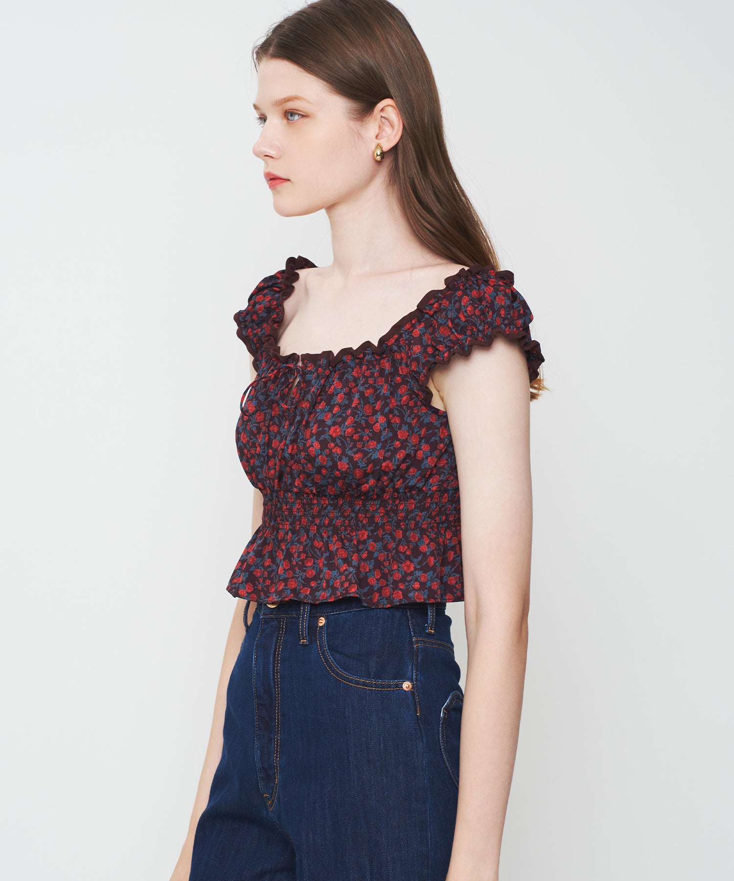 ヴィンテージローズブラウス