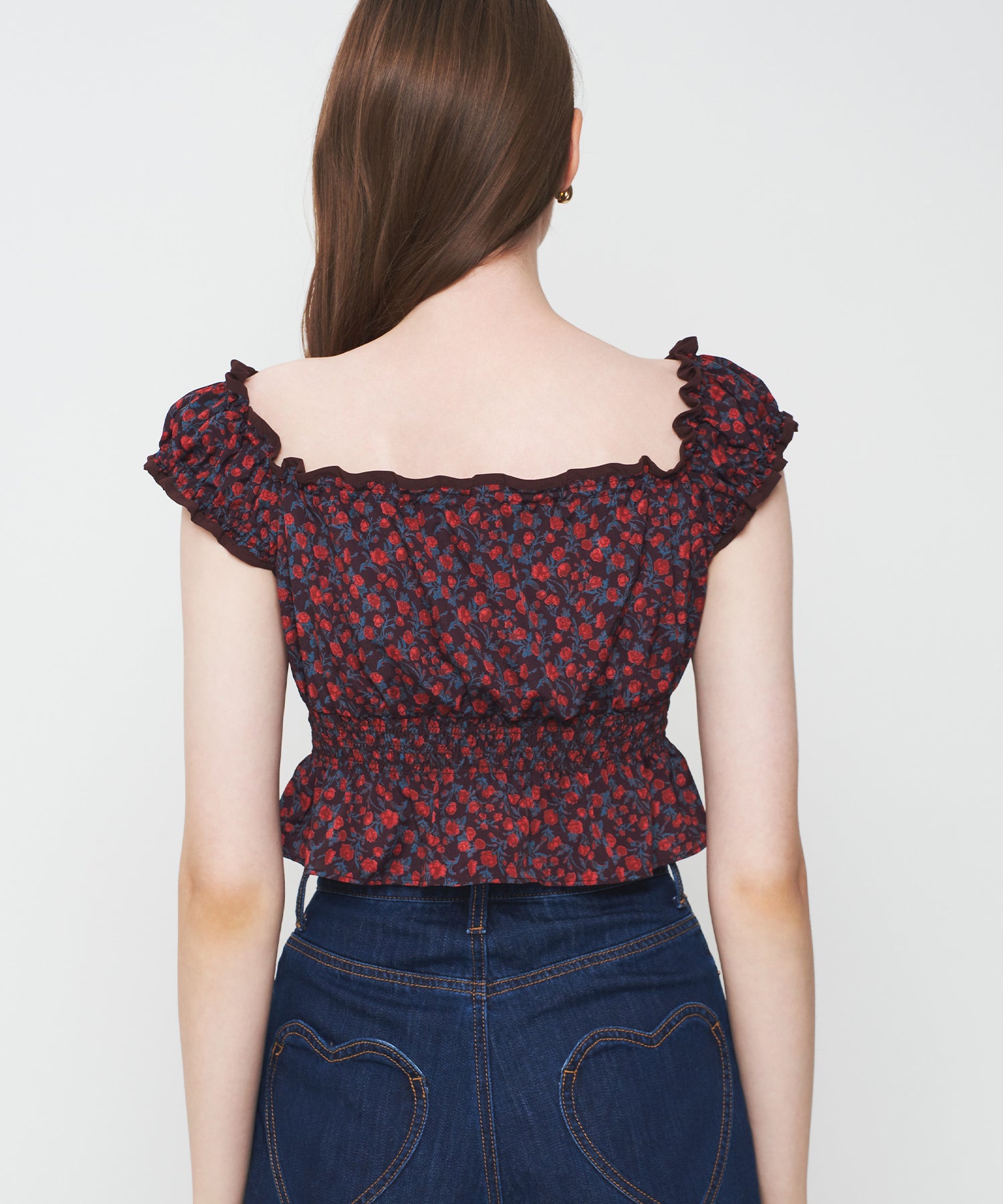 ヴィンテージローズブラウス