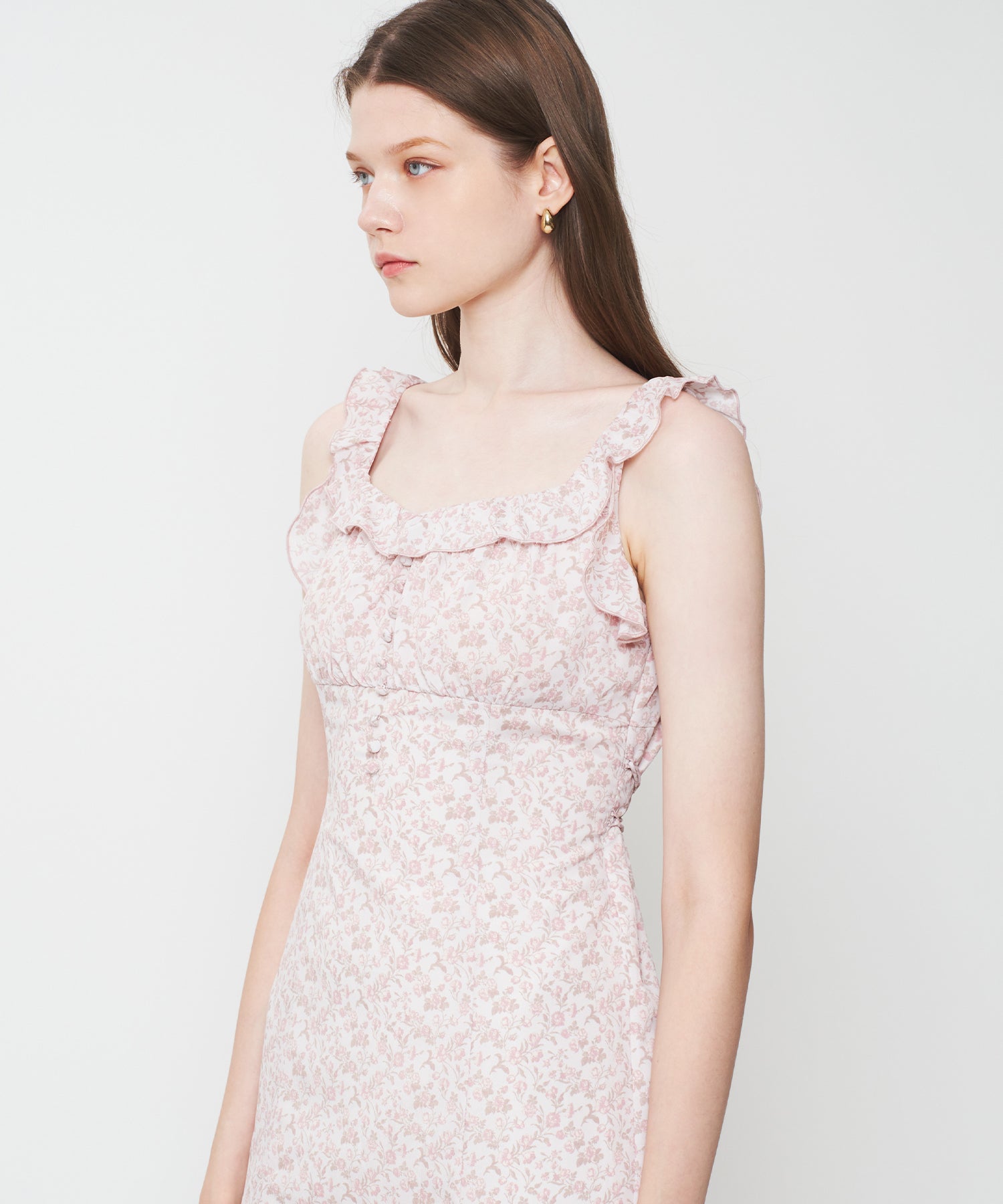 ヴィンテージローズフリルワンピース