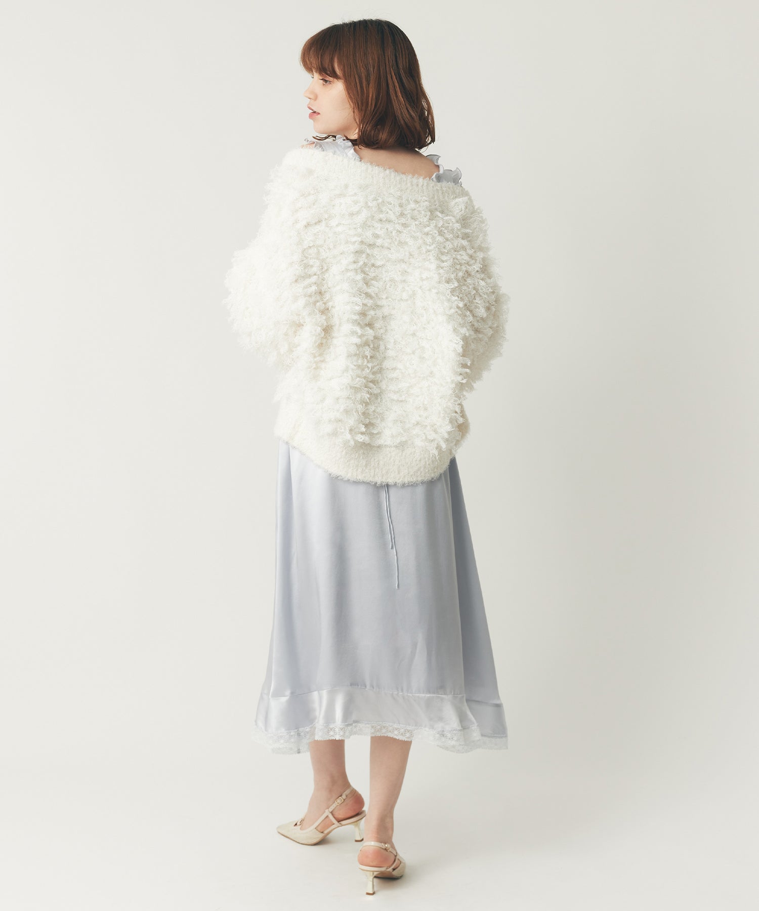 ラメフラッフィ―カーディガン