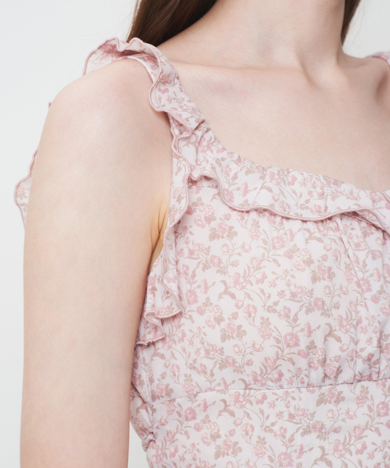 ヴィンテージローズフリルワンピース