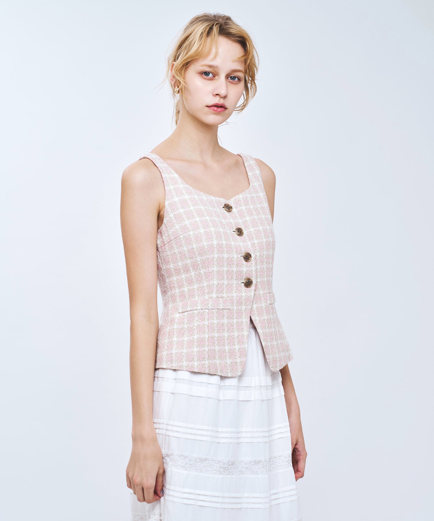 ドビーチェックジレ