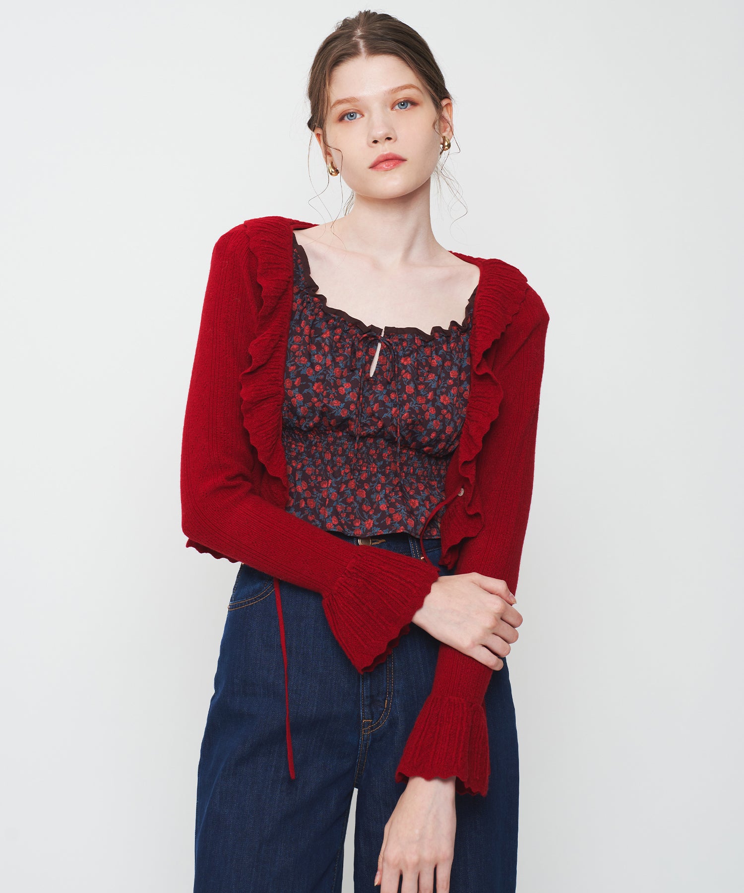 ヴィンテージローズブラウス