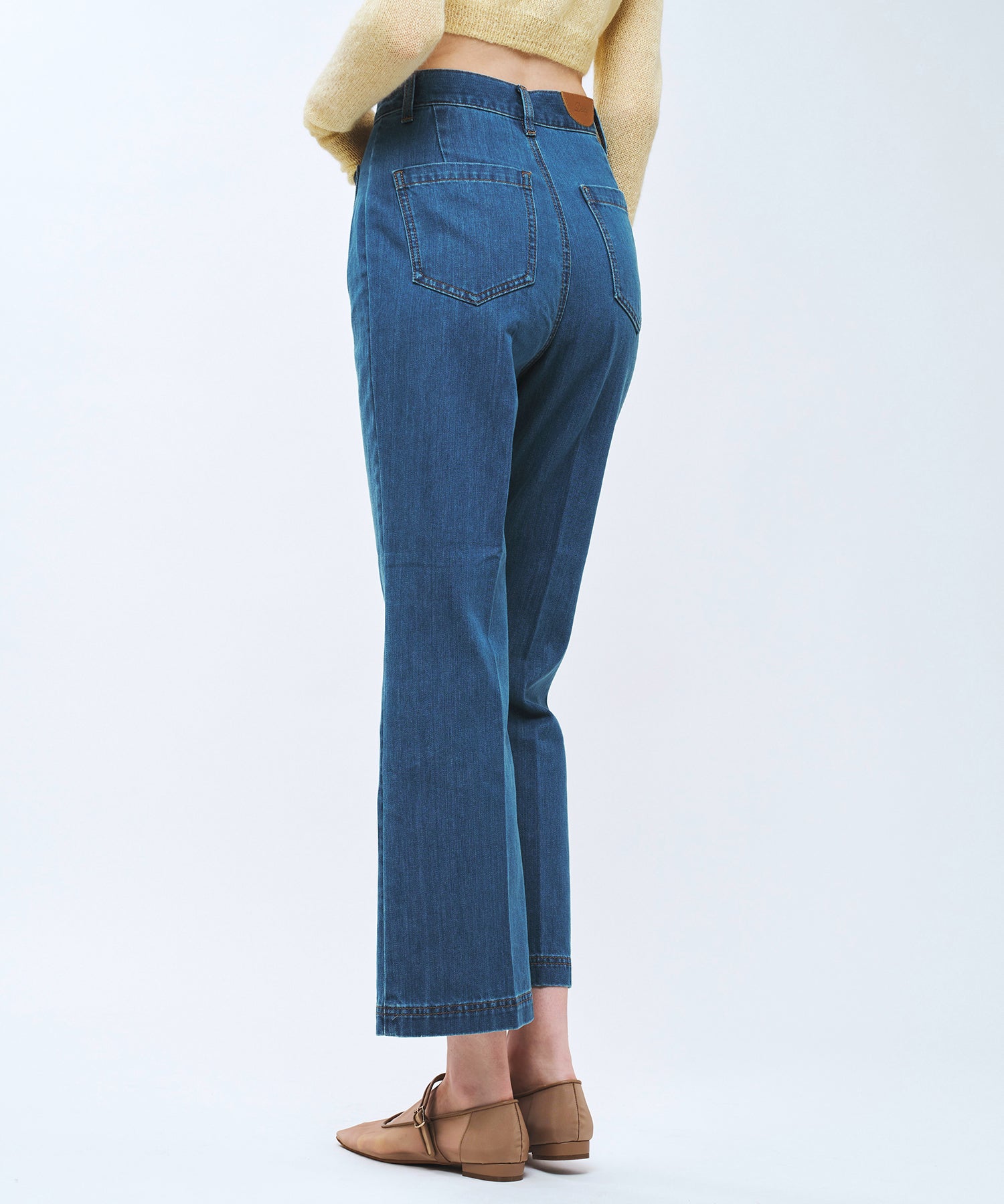 パッチポケットデニムパンツ