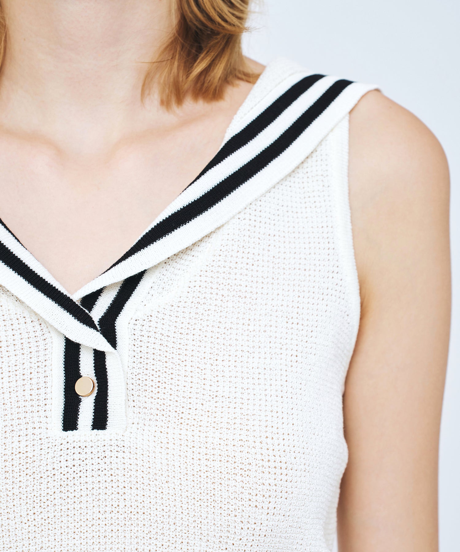 セーラーカラーマリンニット