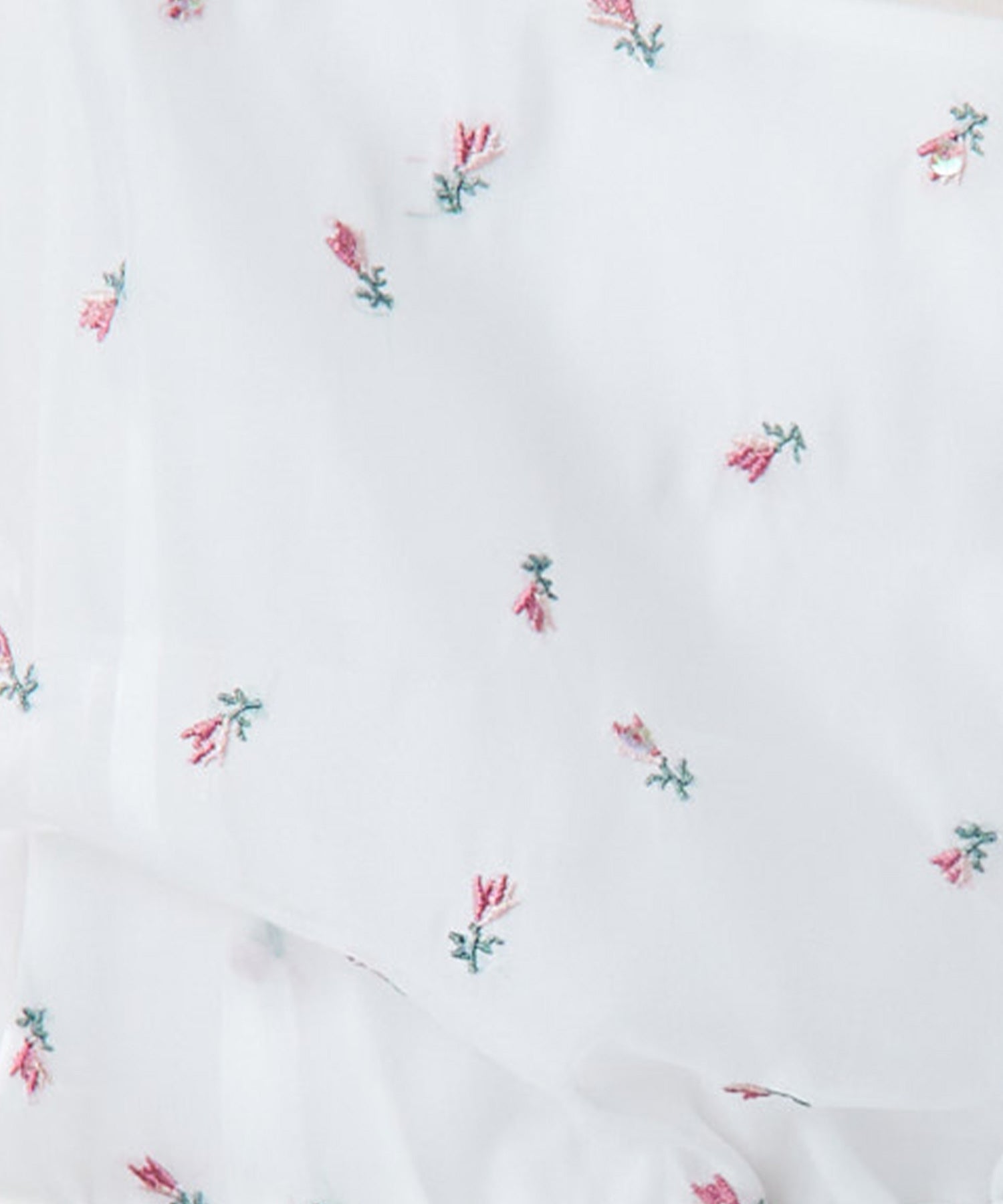 【預訂】迷你亮片花朵襯衫