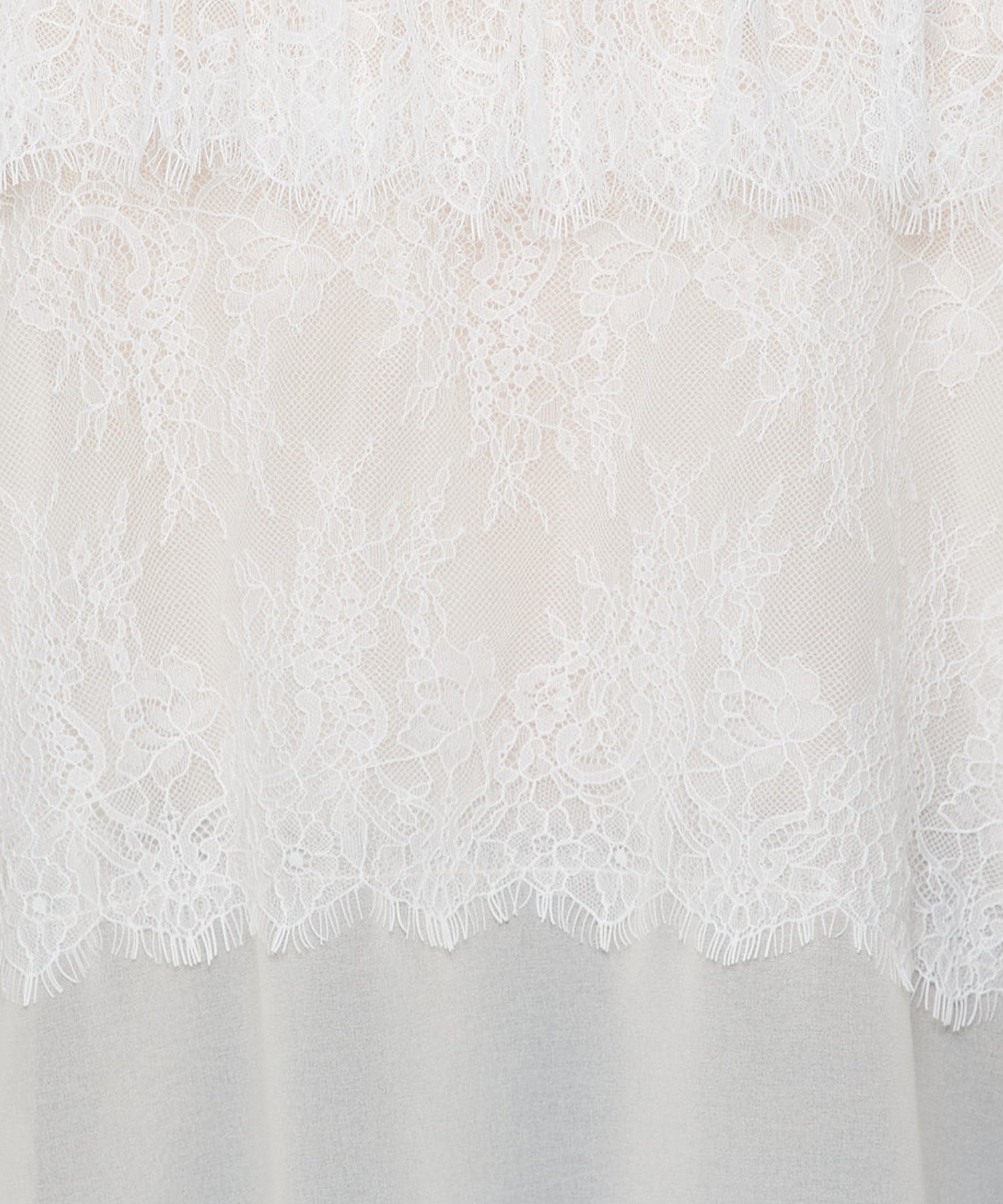 ティアードレースブラウス