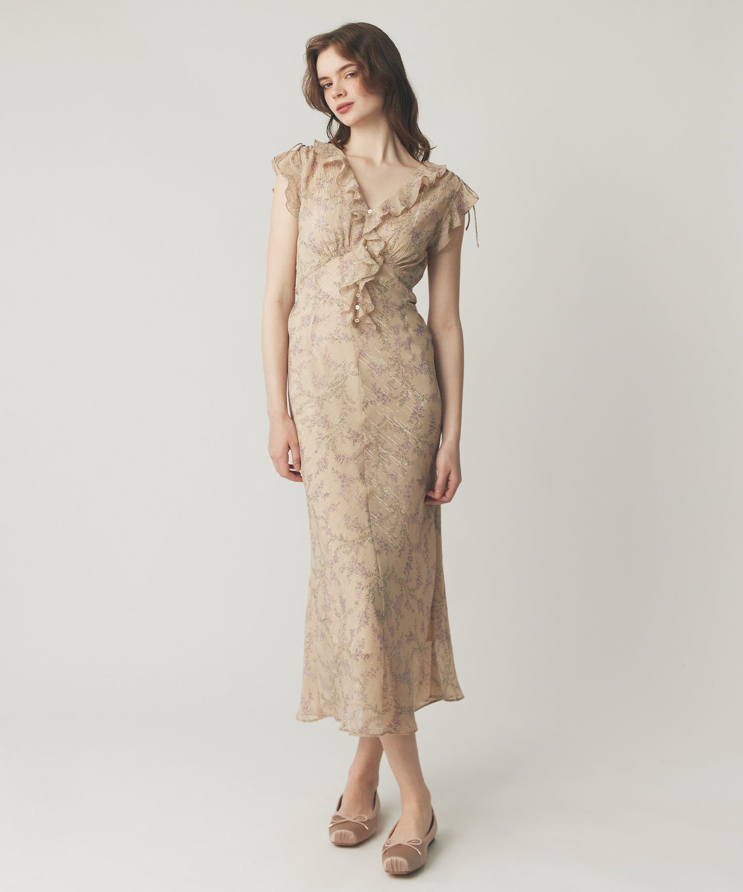 ブーケドゥボヌールドレス