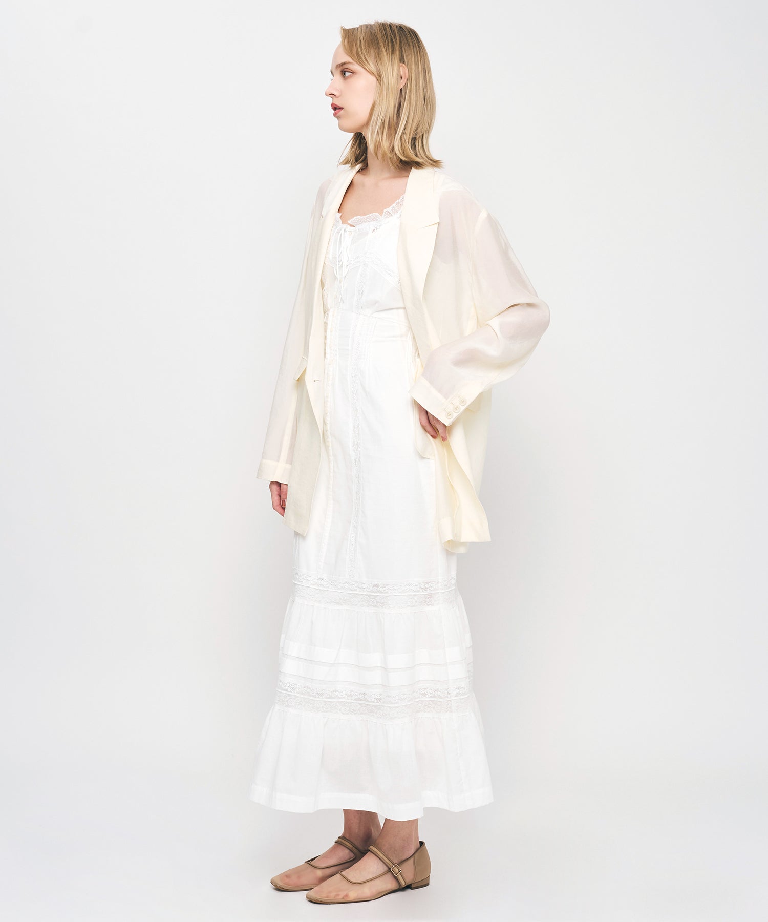 シアーダブルブレストジャケット