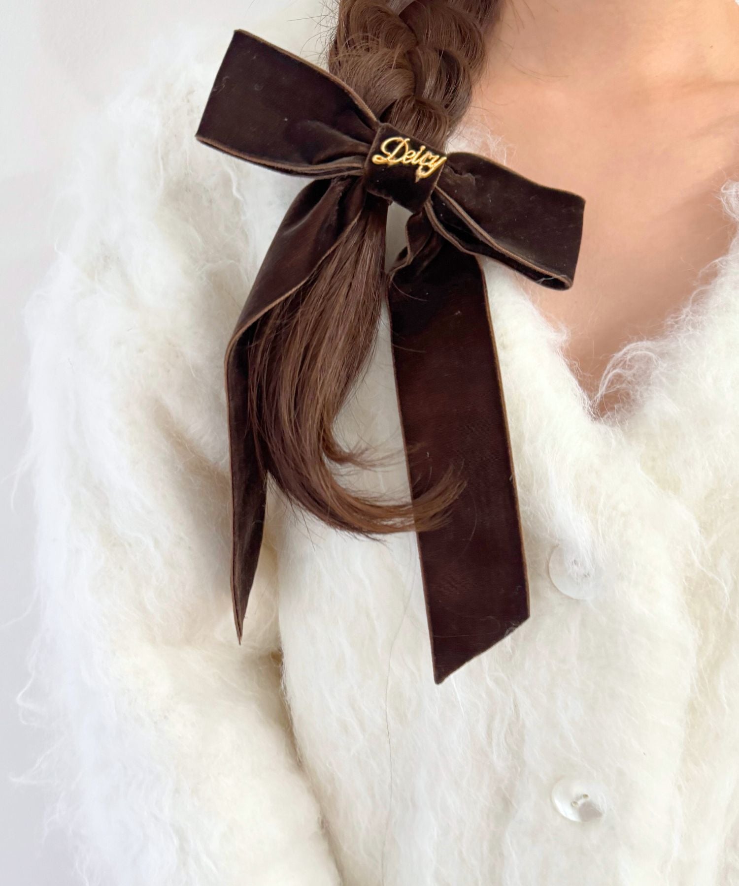 ベロアリボンバレッタ