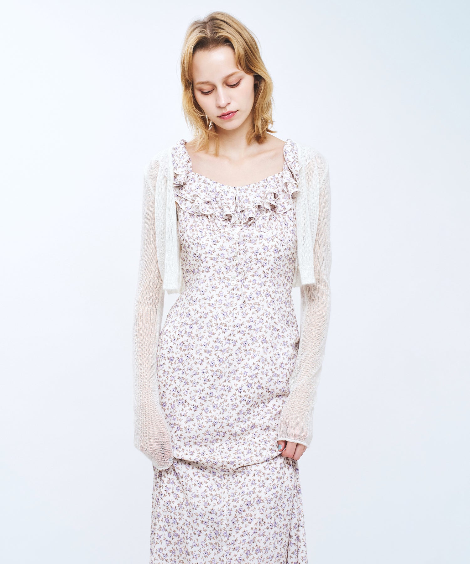 キッドモヘヤシアーカーディガン