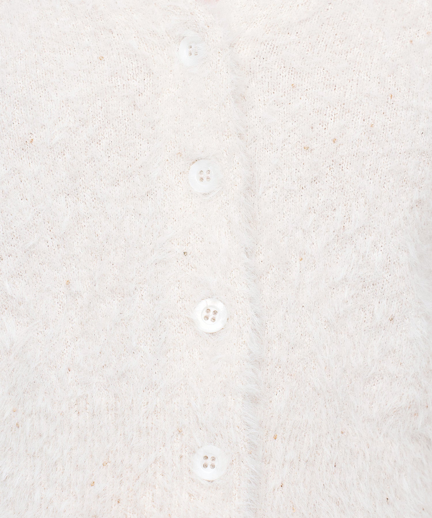 ラメスパンコールフェザーカーディガン