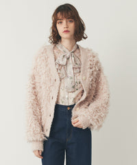 ラメフラッフィ―カーディガン