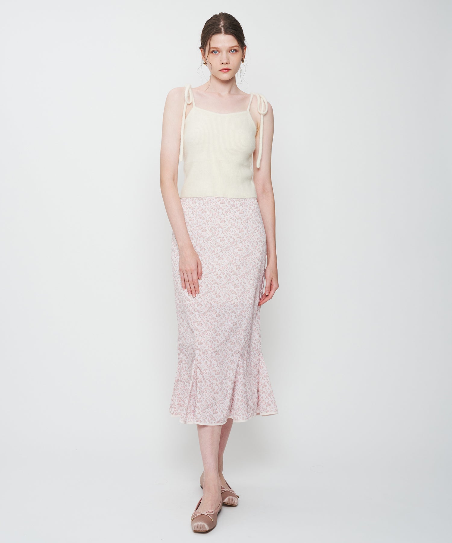 ヴィンテージローズマーメイドスカート