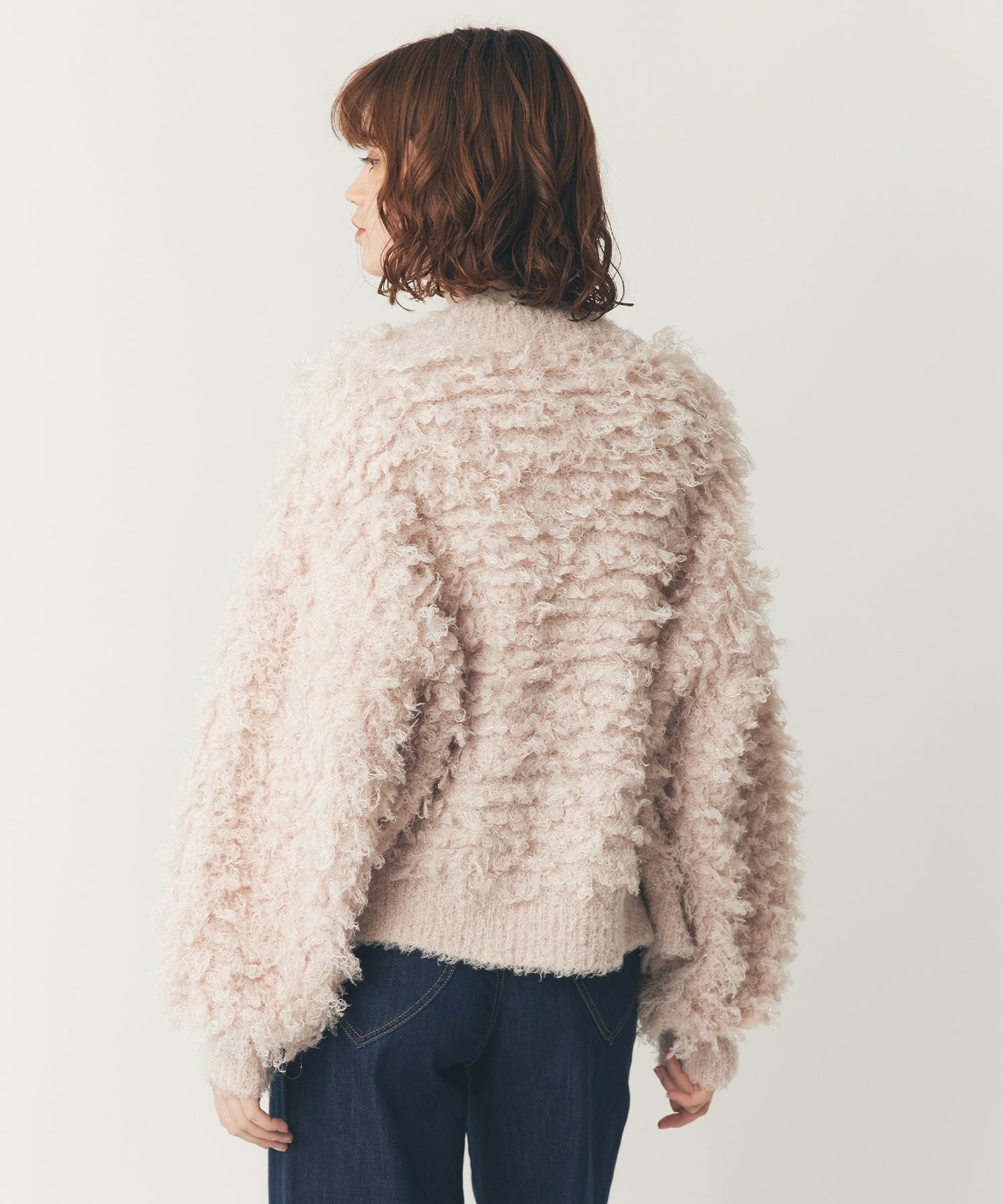 ラメフラッフィ―カーディガン