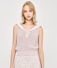 セーラーカラーマリンニット