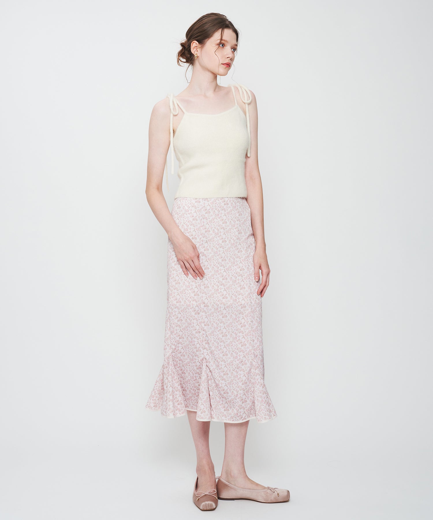 ヴィンテージローズマーメイドスカート