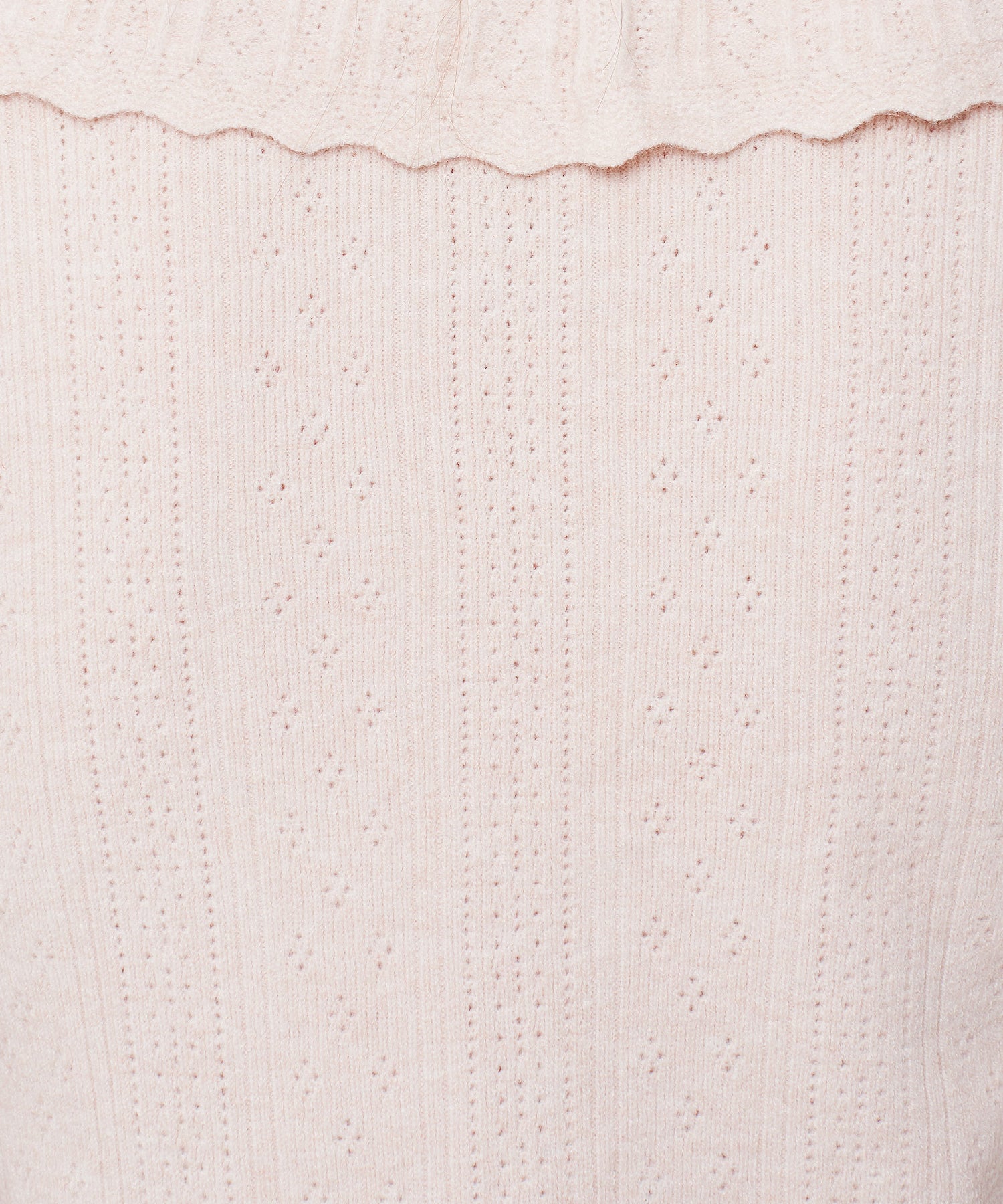 アイレットフリルニットカーディガン