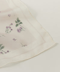 シアーシフォンフラワースカーフ