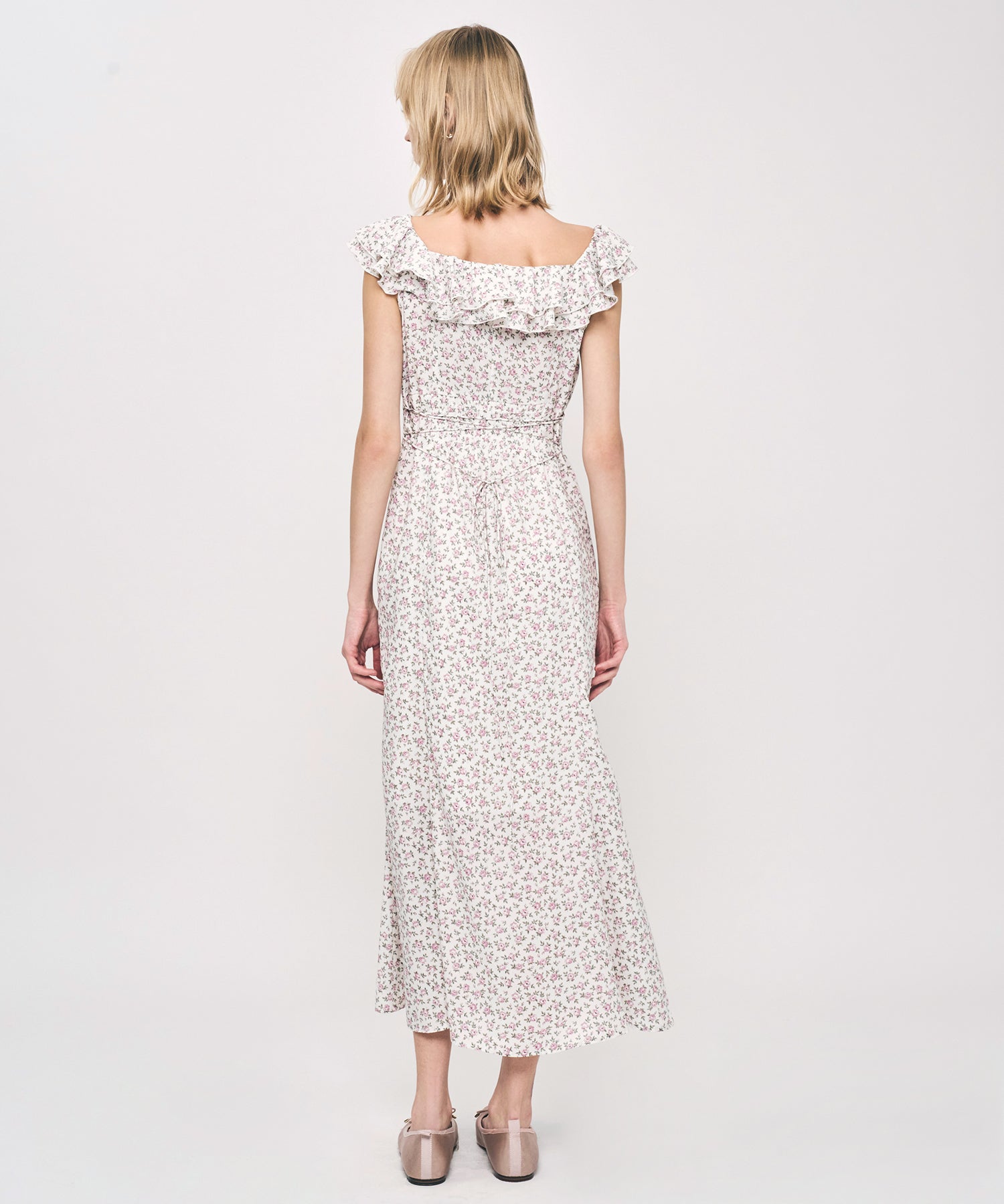 ローズフリルワンピース