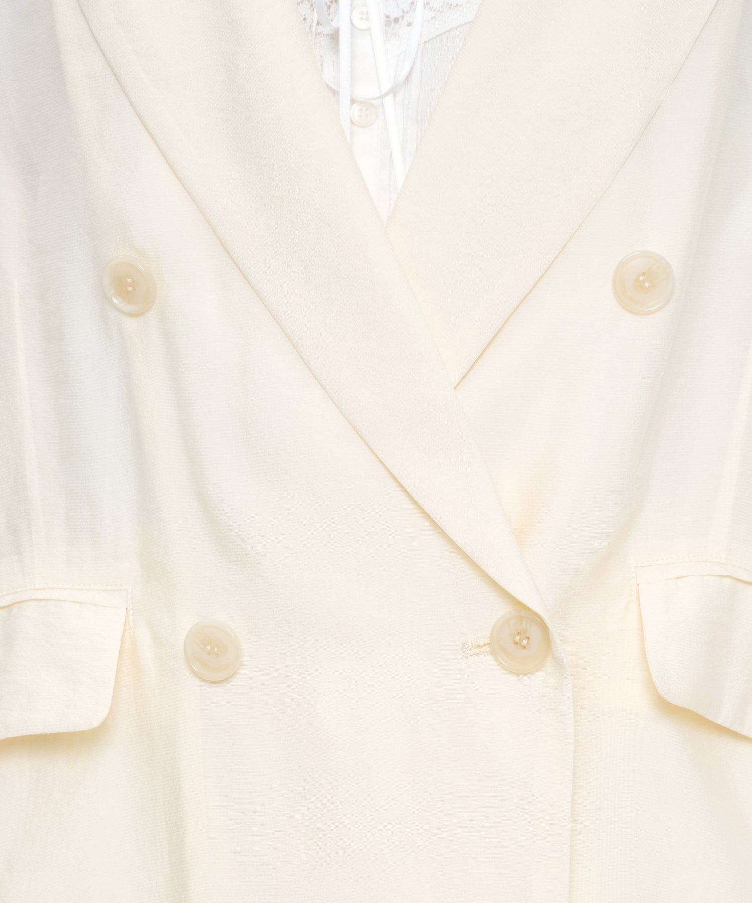 シアーダブルブレストジャケット