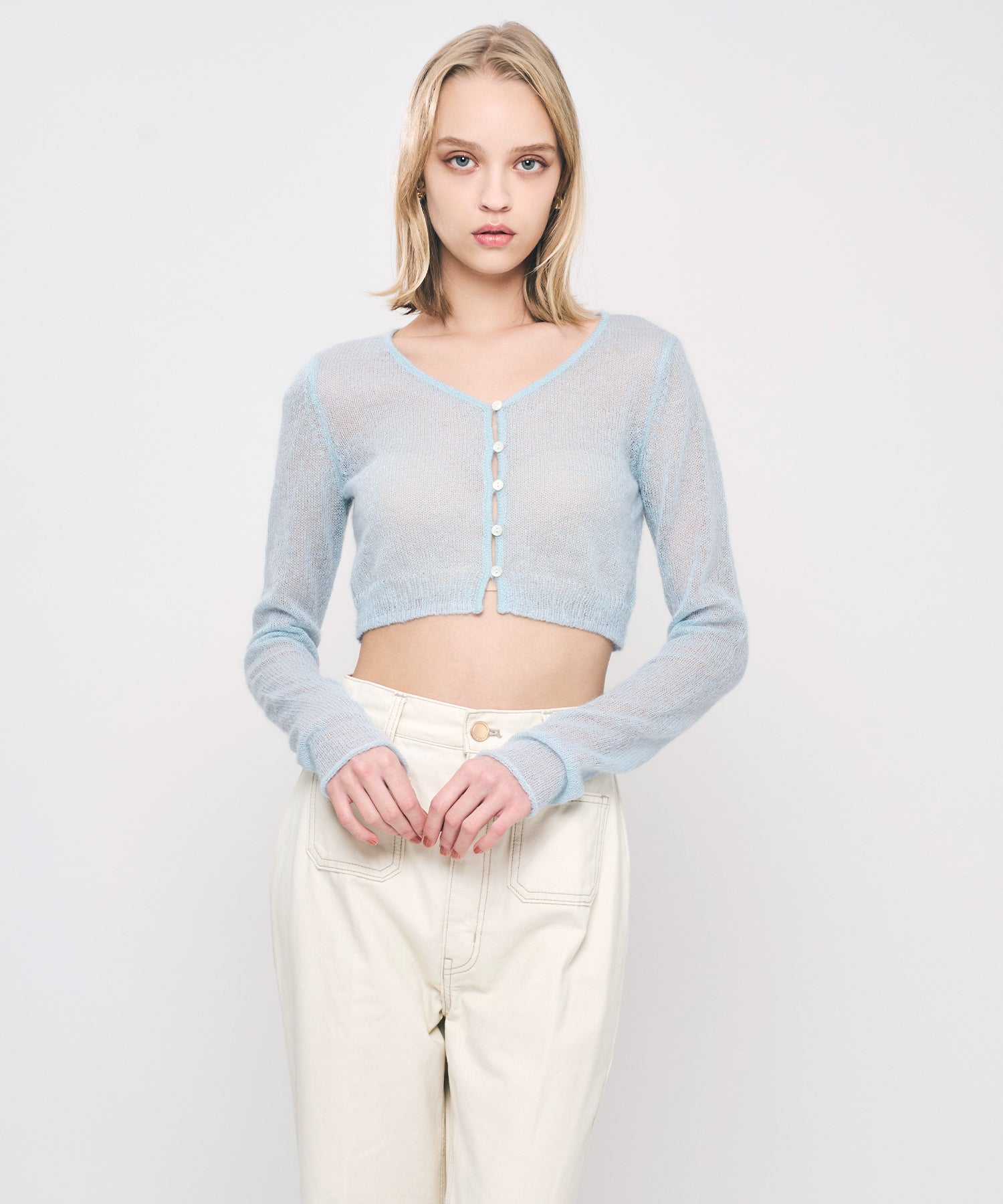 キッドモヘヤシアーカーディガン