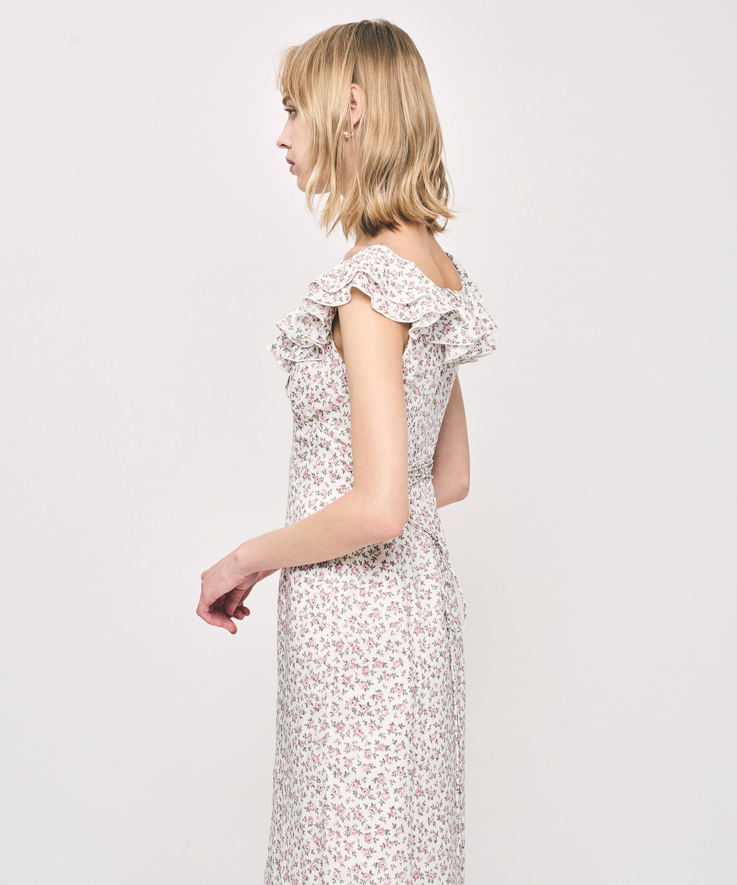 ローズフリルワンピース