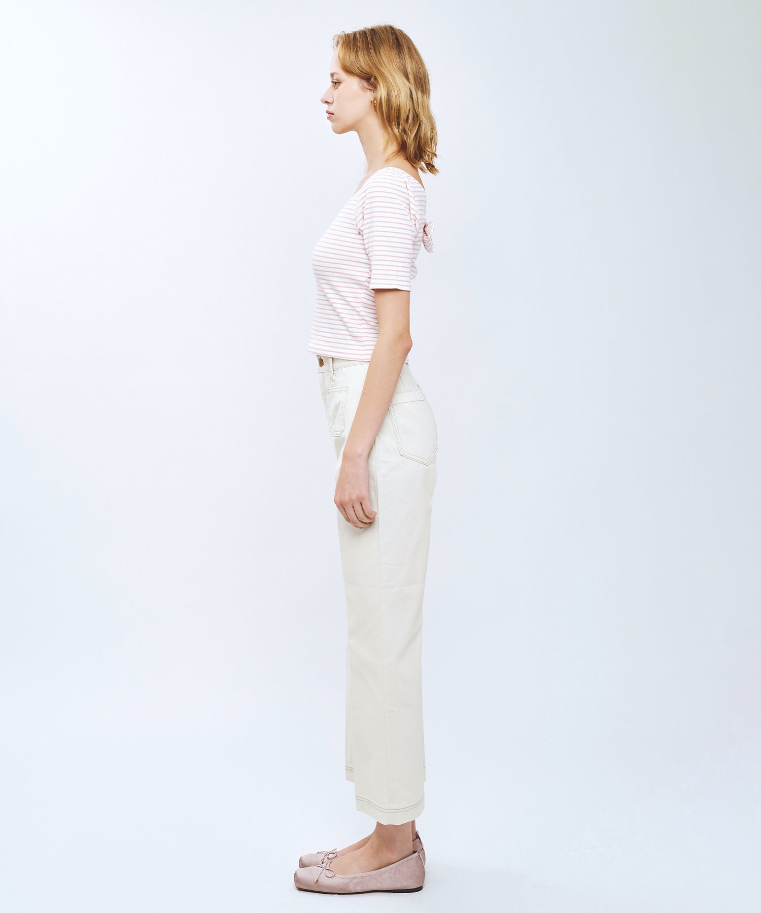 パッチポケットデニムパンツ