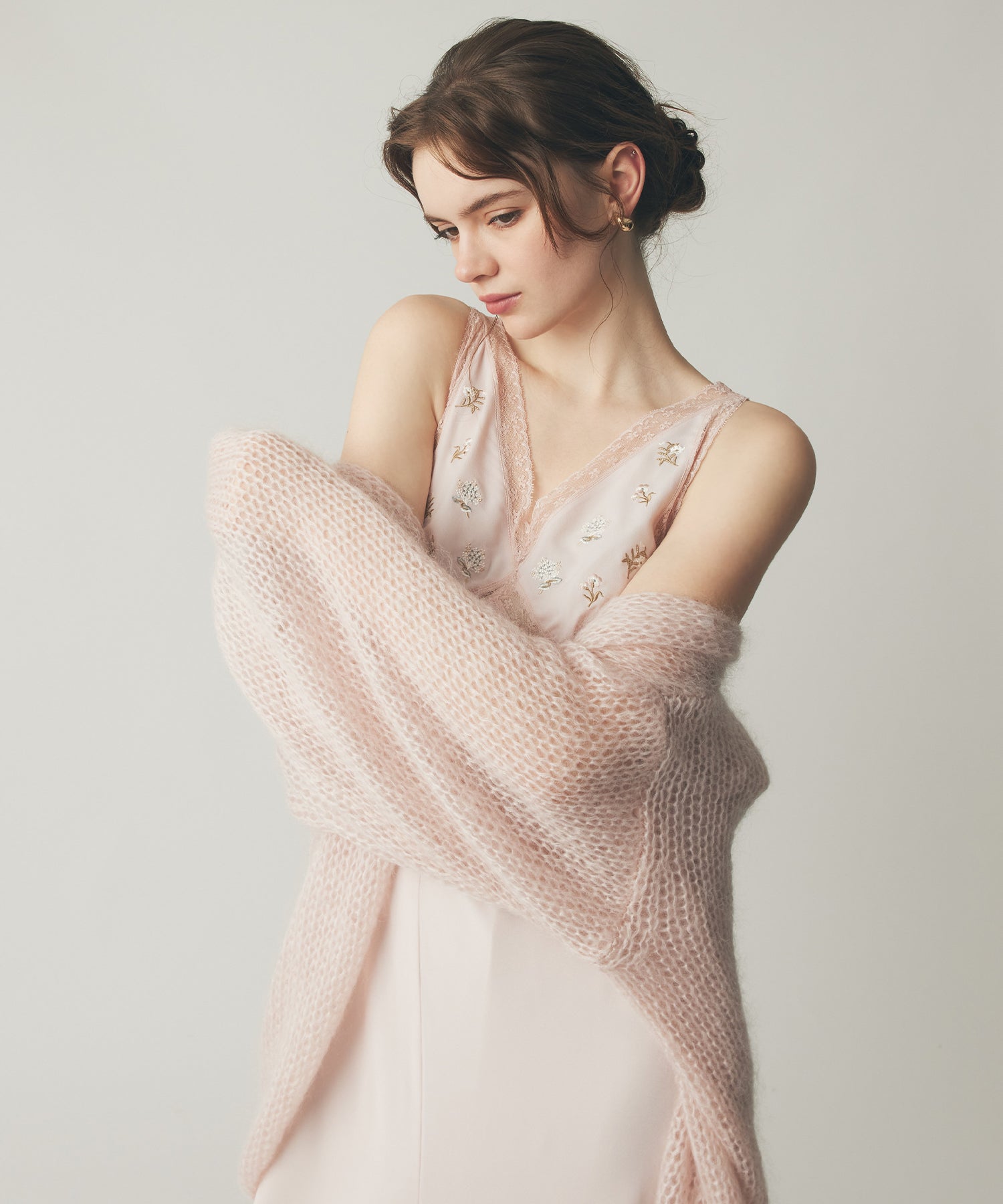 deicy 2way キッドモヘヤ　ニット 2wayキッドモヘヤシアーニット