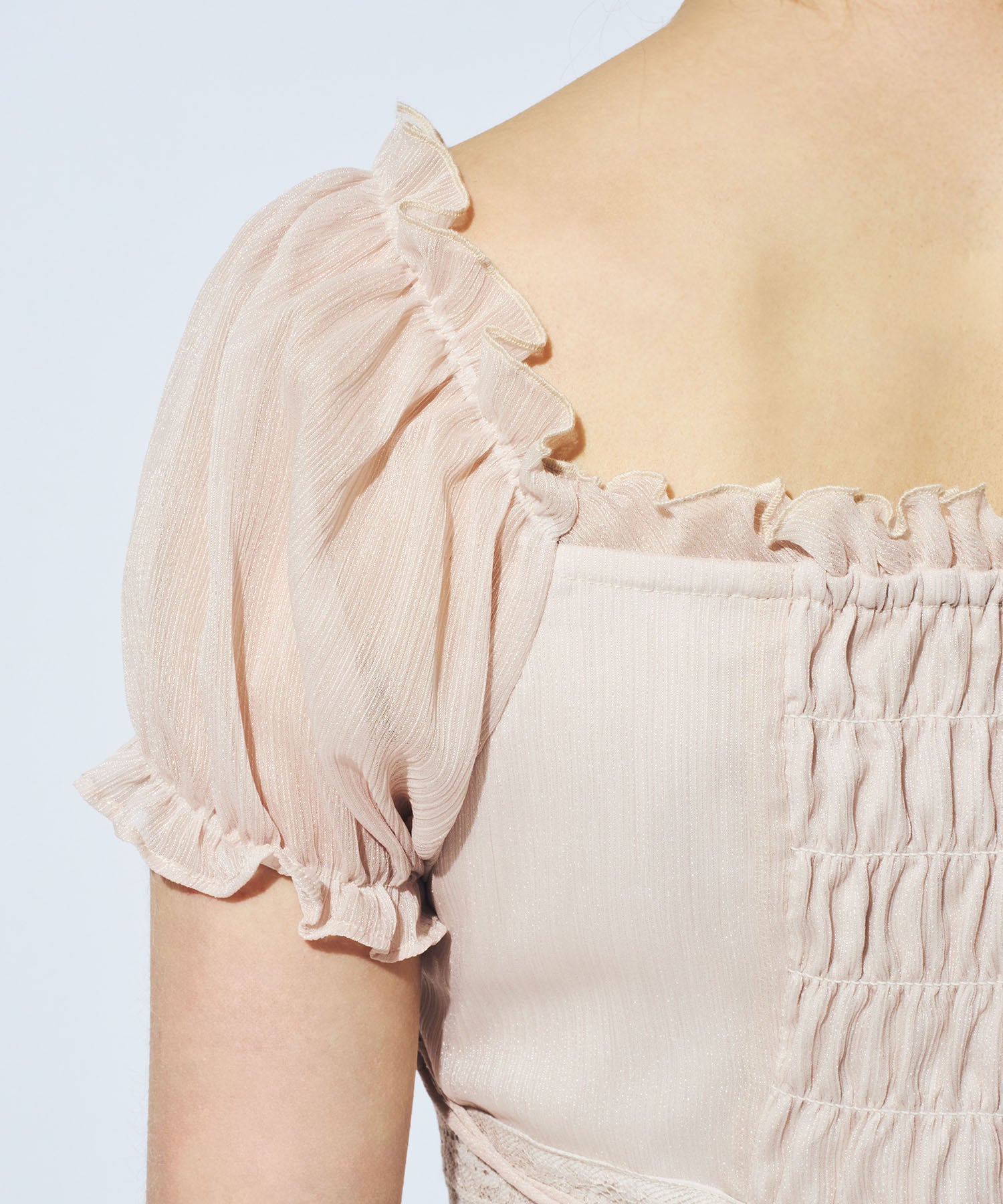 【予約】2wayオフショルシフォンドレス