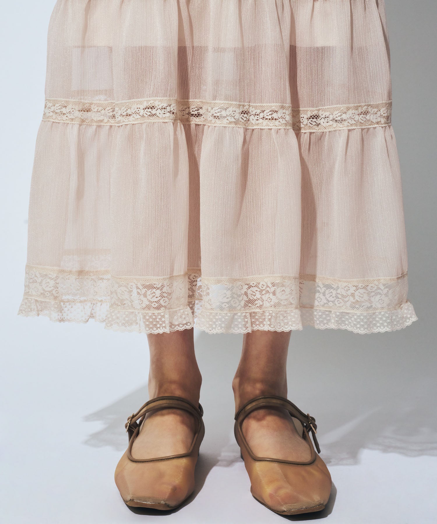 2wayオフショルシフォンドレス