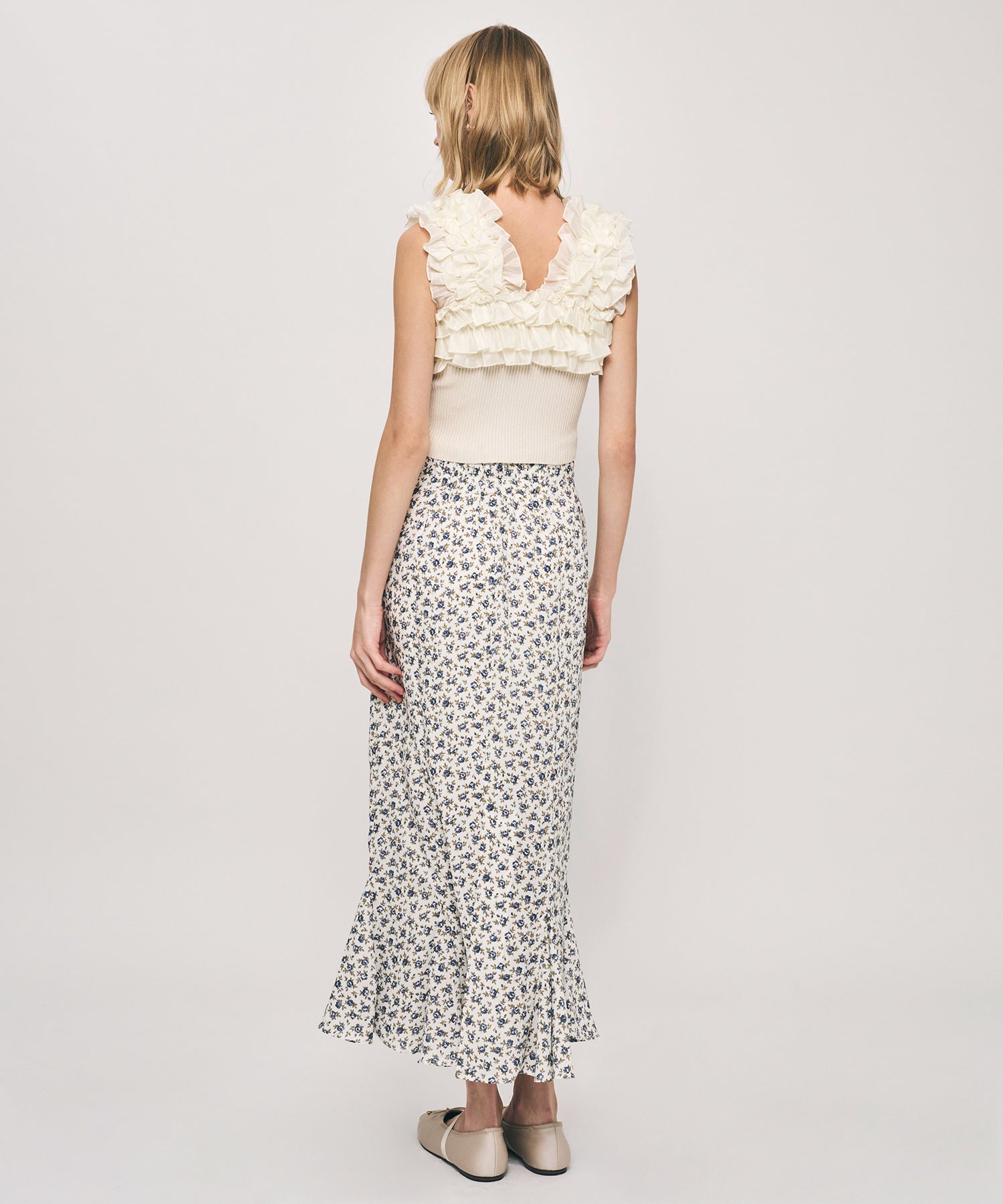 フリル2wayオフショルニット