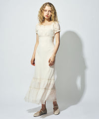 2wayオフショルシフォンドレス