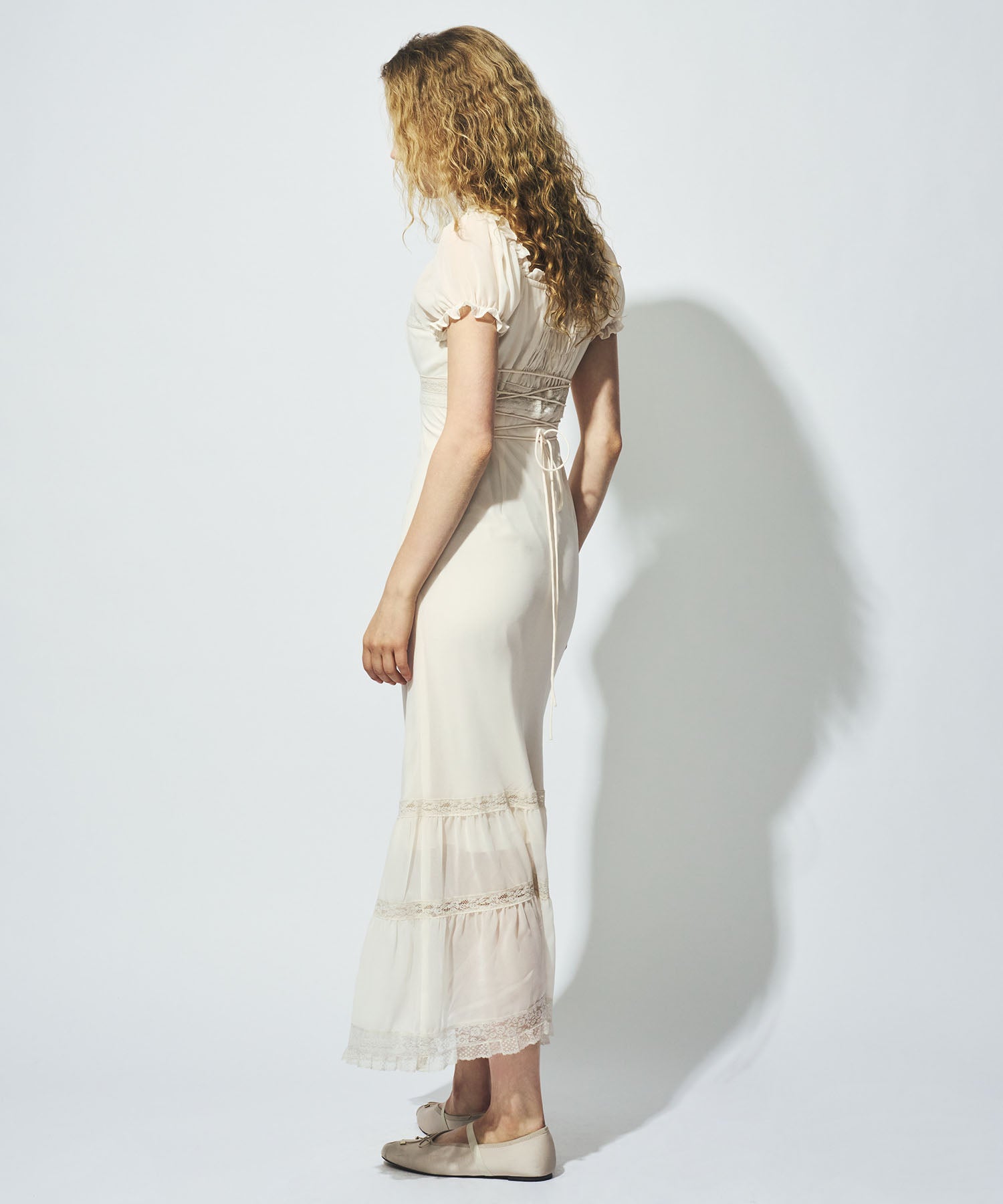 2wayオフショルシフォンドレス