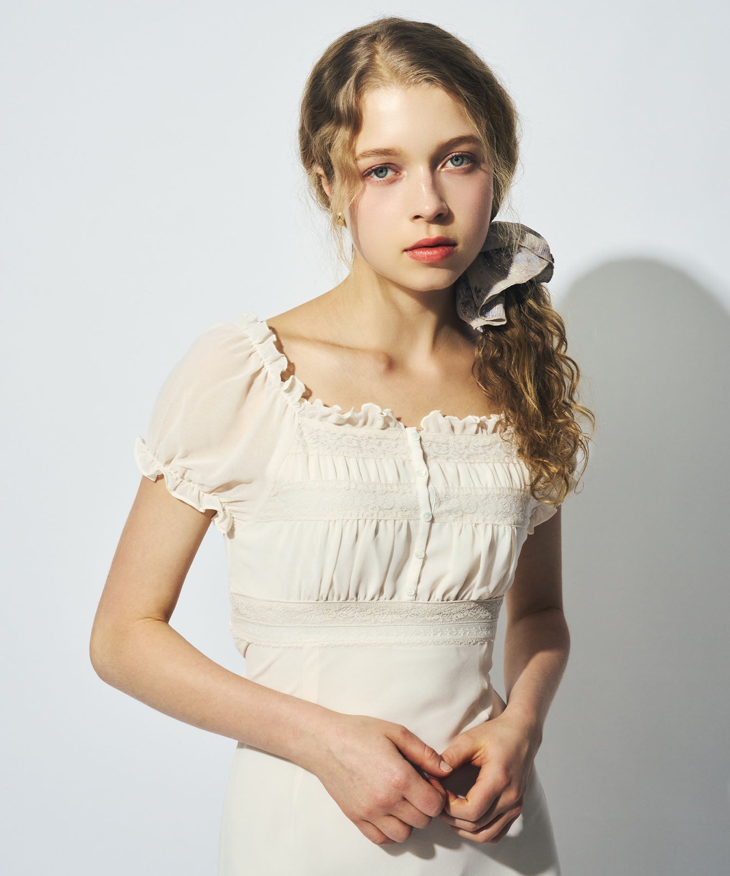 【予約】2wayオフショルシフォンドレス