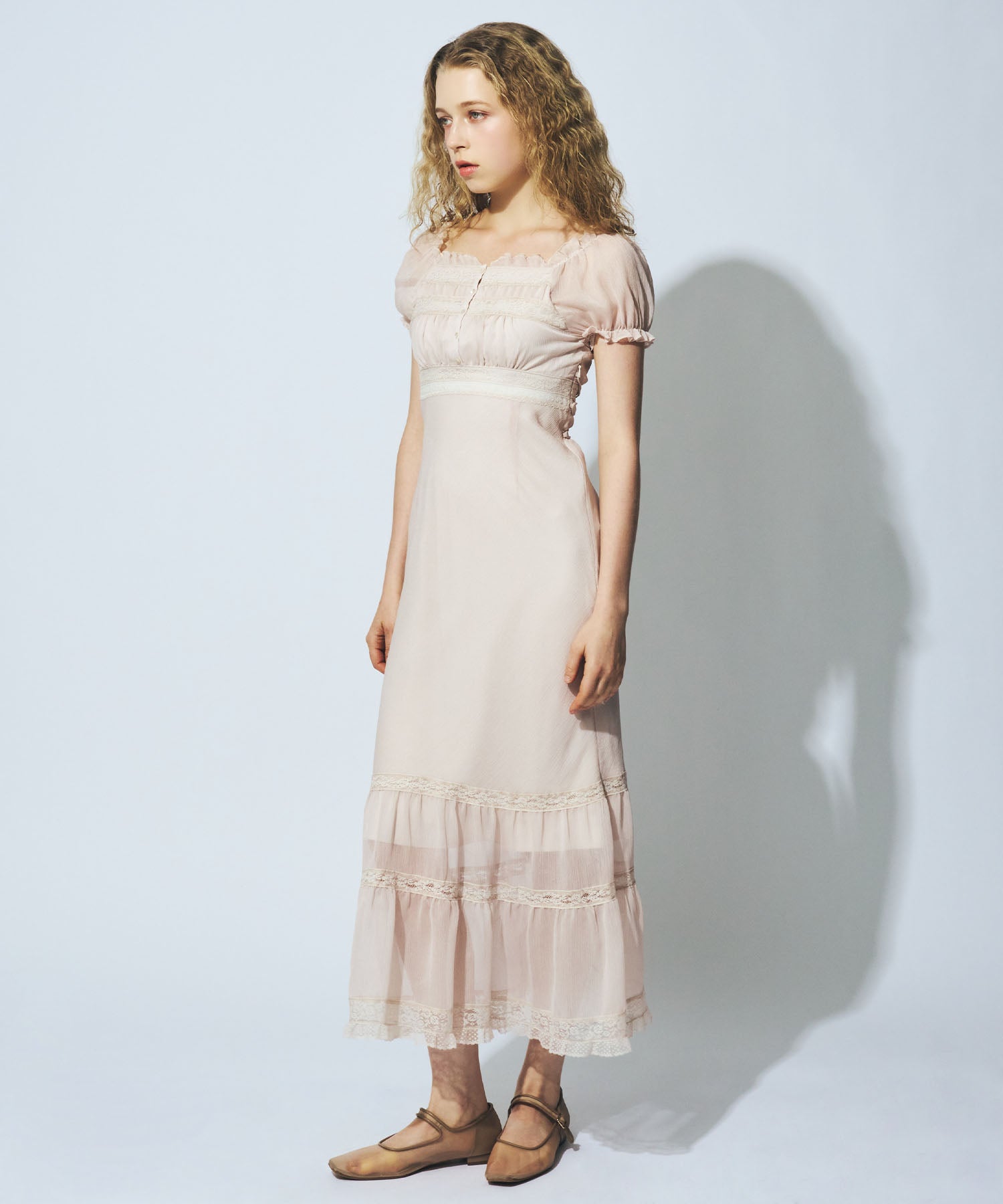 2wayオフショルシフォンドレス