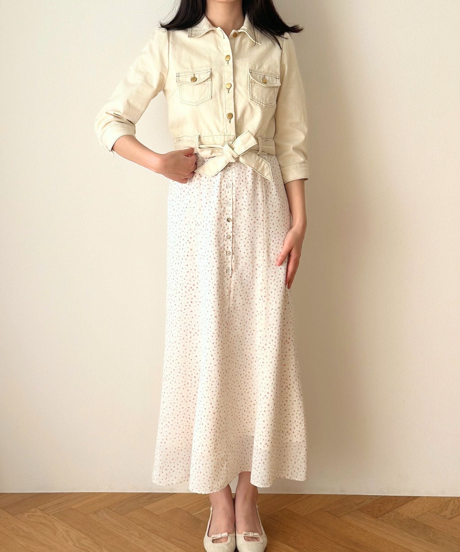 【預訂】迷你花朵連身裙