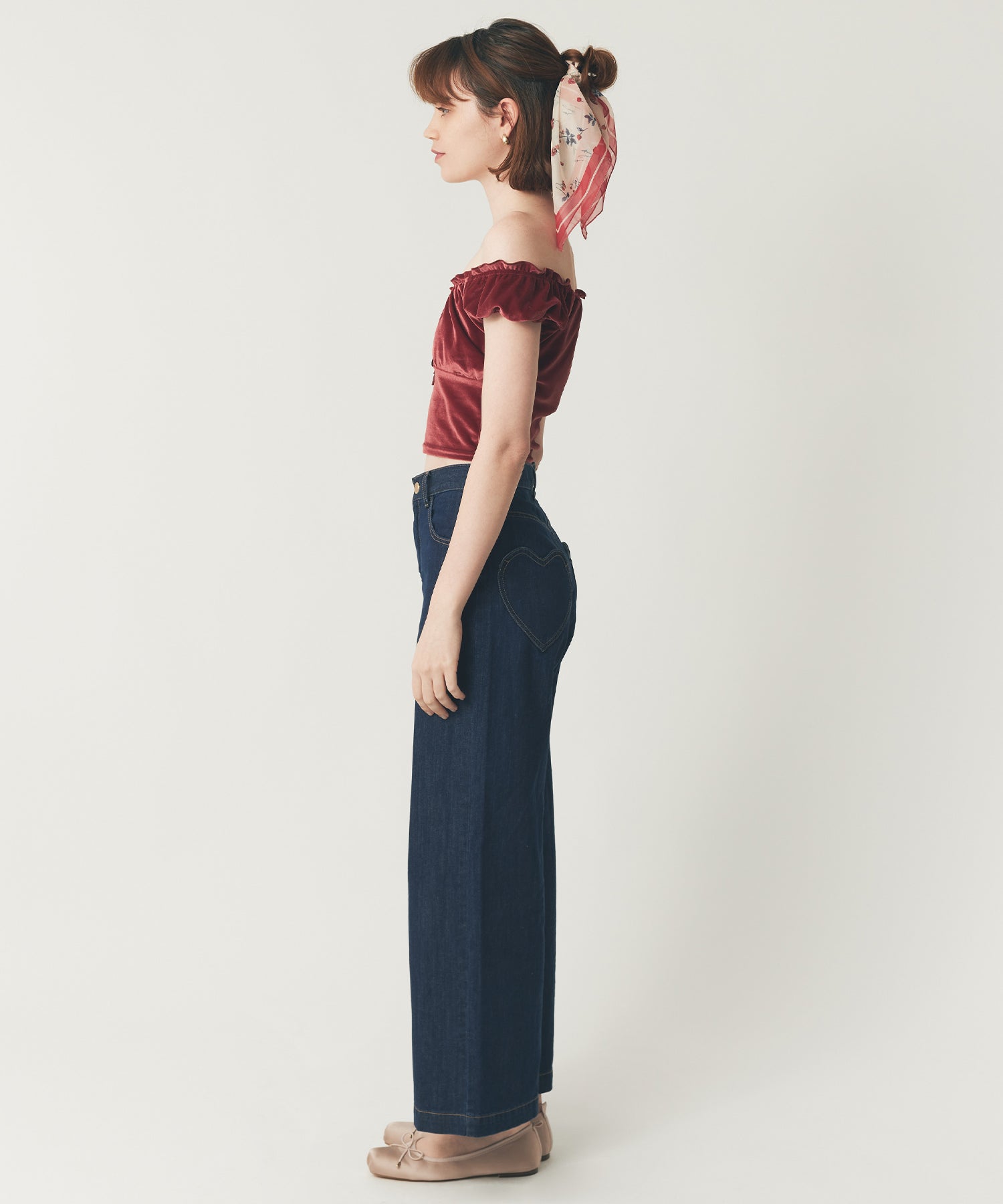 【預訂】心袋牛仔褲